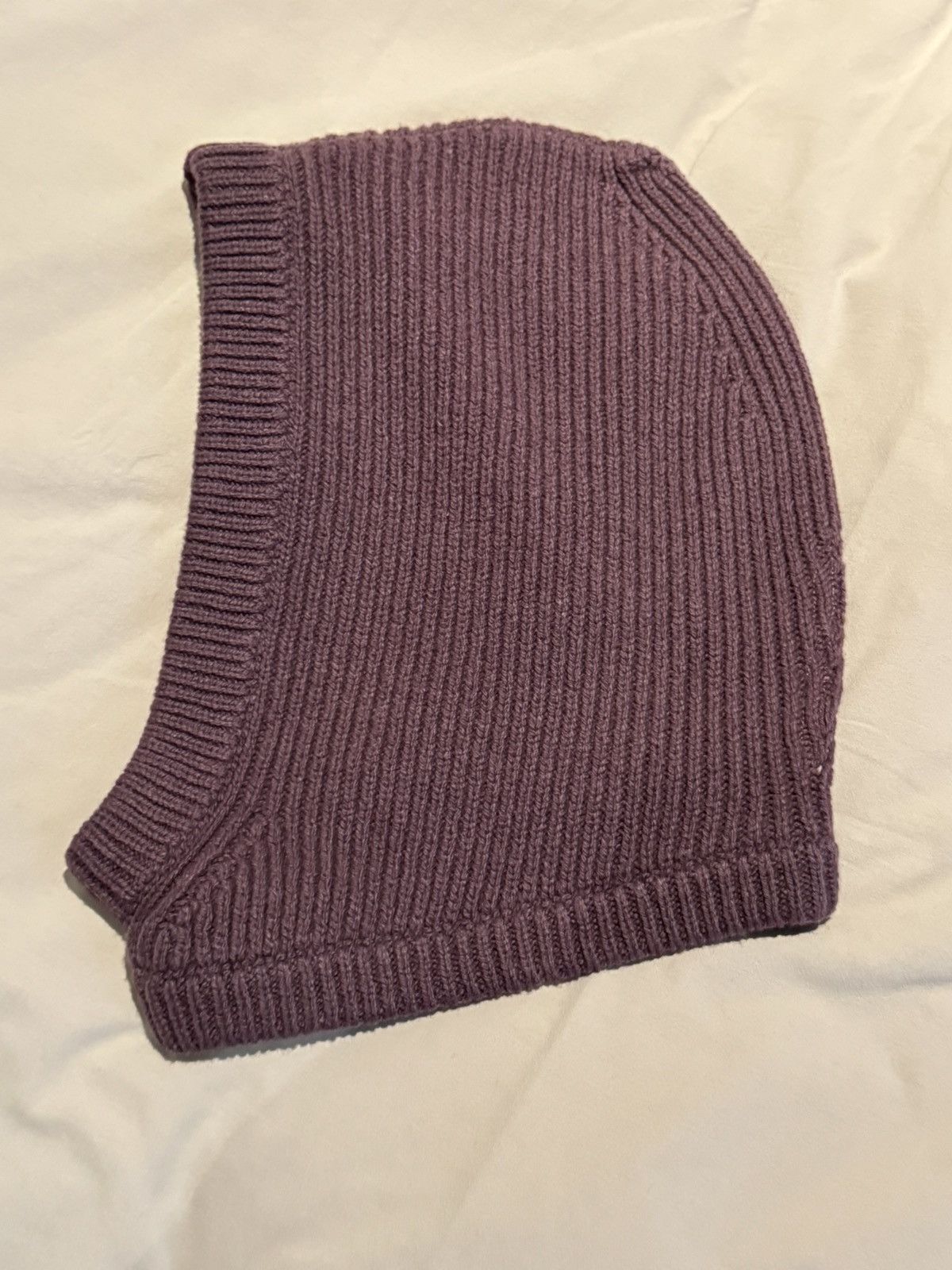 Pre-owned Rick Owens Fw23 Amethyst Balaclava Hood In Purple