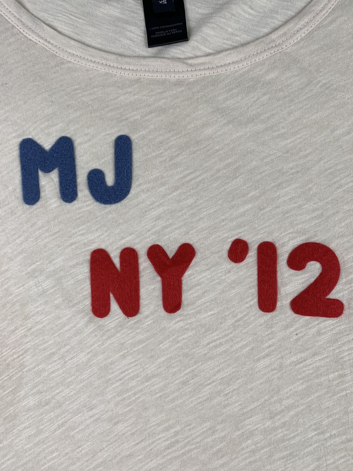 Marc by Marc Jacobs 2012 Marc by Marc Jacobs Vintage Look NY Font Tee Size S / US 4 / IT 40 - 6 Thumbnail
