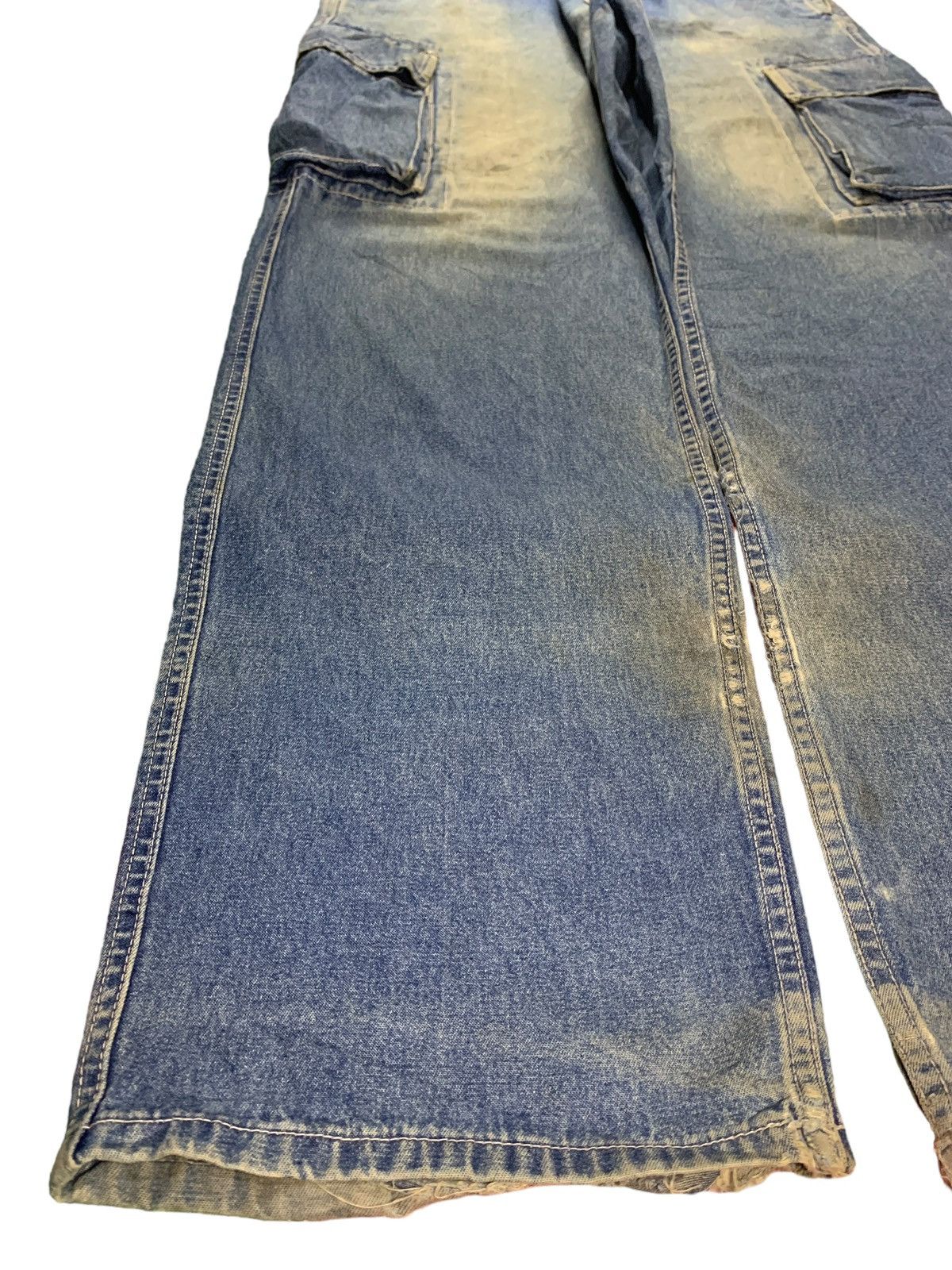 RRL Ralph Lauren Vintage USA RRL Ralph Lauren Mud Wash Baggy Cargo Jeans Size US 38 / EU 54 - 6 Thumbnail