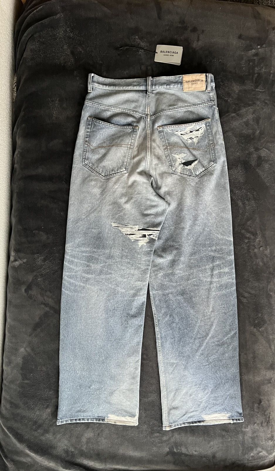 Balenciaga Balenciaga Trompe Loeil Pants Size US 32 / EU 48 - 3 Thumbnail