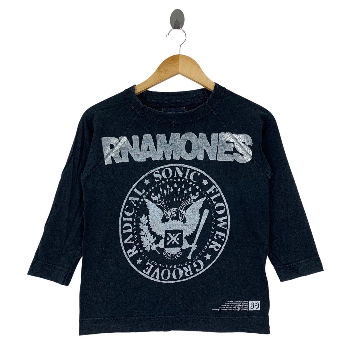 Japanese Brand RNA Inc x RAMONES Rnamones Jp Slang Rock Band Japanese Shirt Size US S / EU 44-46 / 1 - 1 Thumbnail