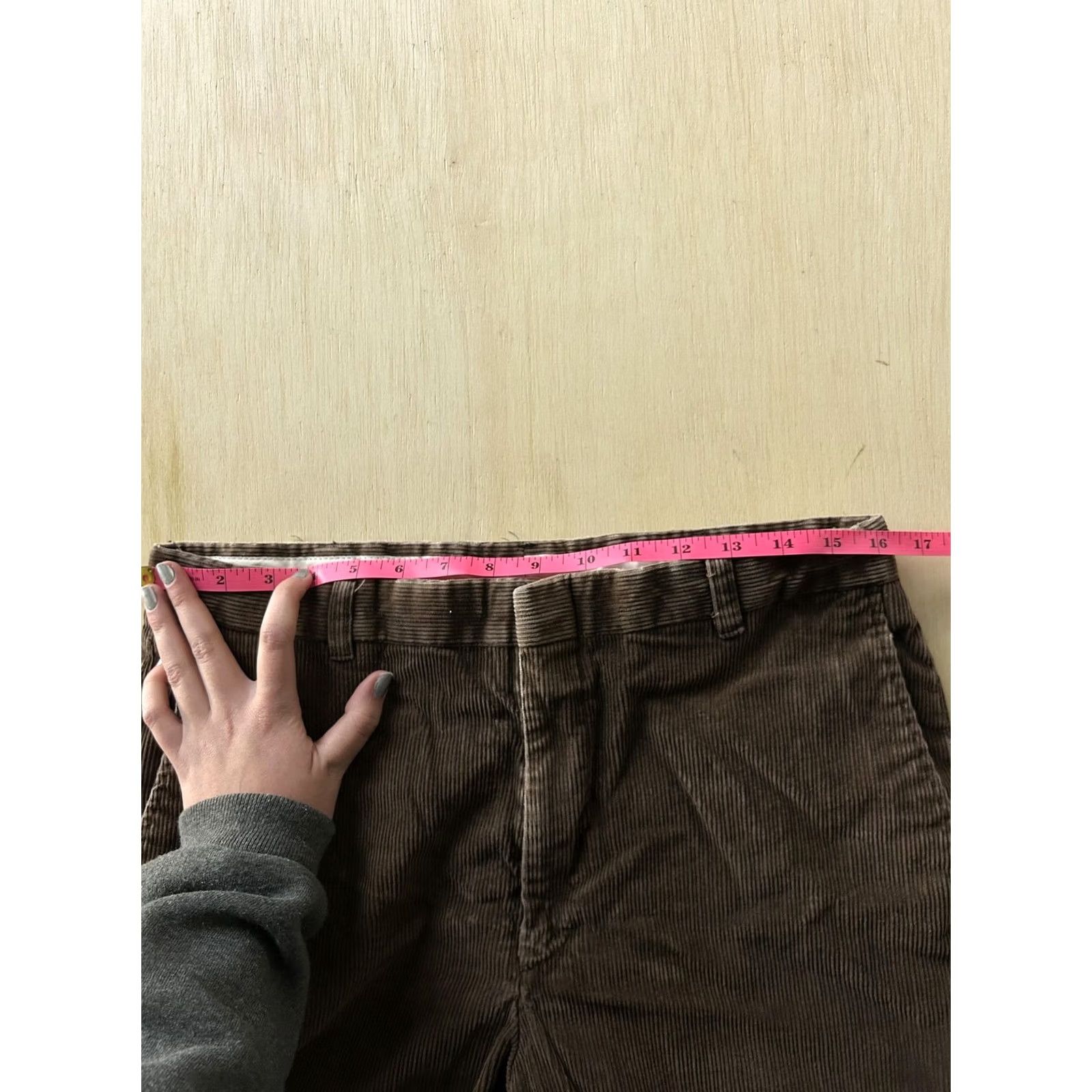 Vintage VINTAGE Brown Corduroy Pants Mens 34x34 Cotton Chino Straight Leg Trousers Size US 34 / EU 50 - 5 Thumbnail