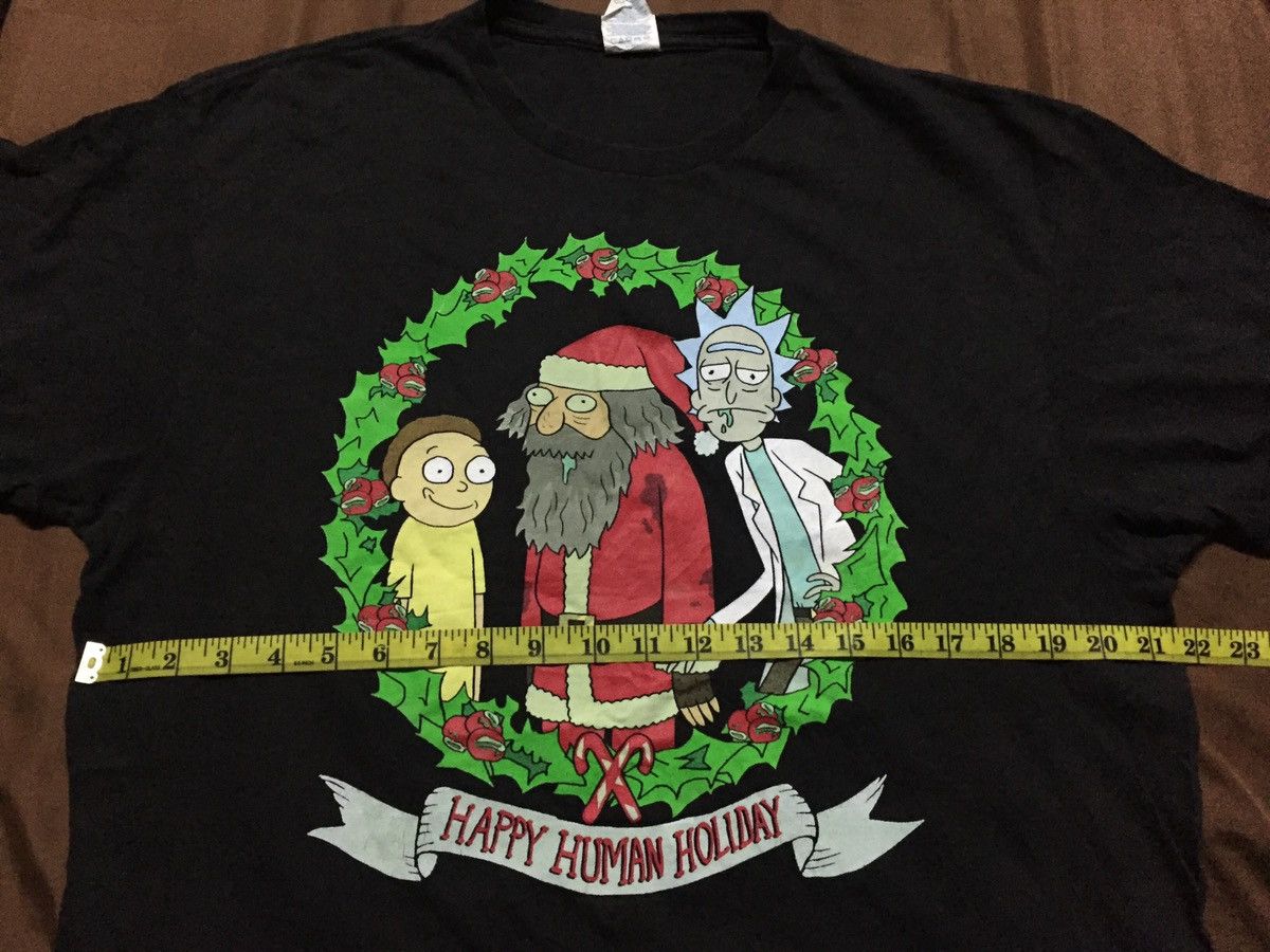 Cartoon Network Rick and Morty Happy Human Holiday Tee Size US L / EU 52-54 / 3 - 4 Thumbnail