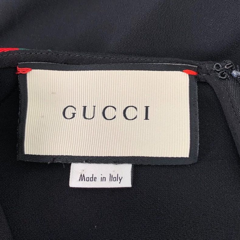 Gucci GucciBlack side striped webbing round-neck zipper short-sle Size XXS / US 00 / IT 34 - 5 Thumbnail