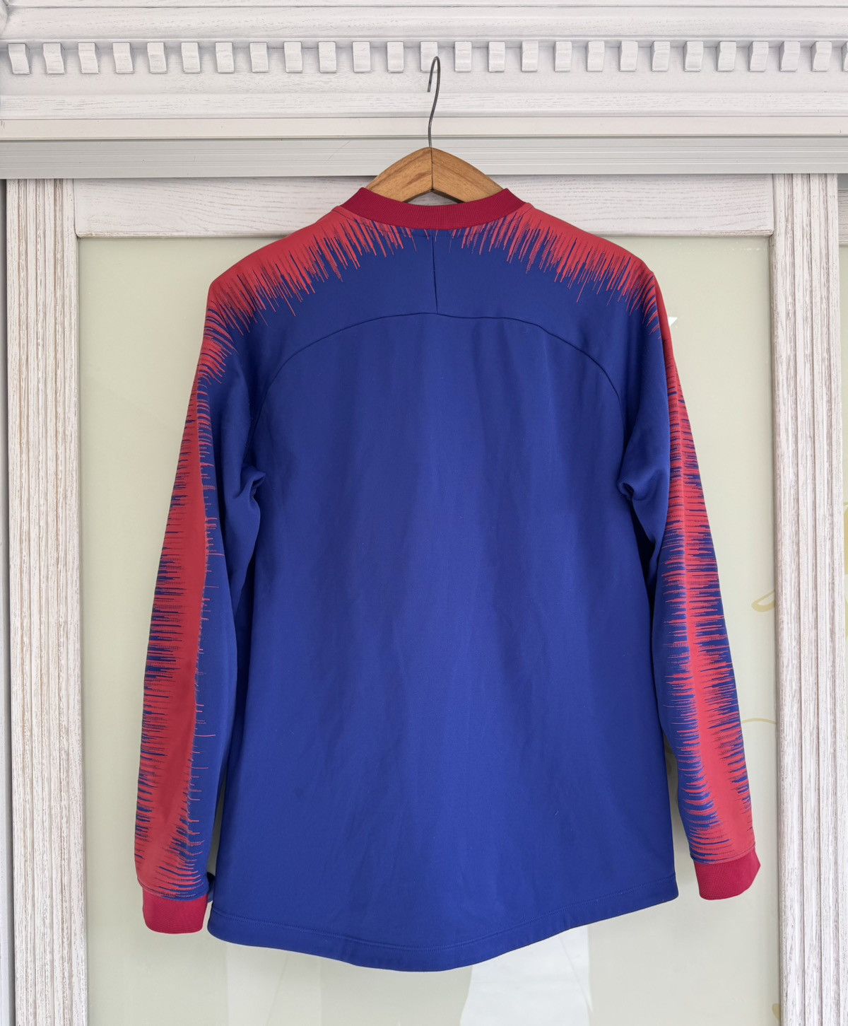 Nike Barcelona 2018-2019 Soccer Track Jacket Football Kit Shirt Size US M / EU 48-50 / 2 - 2 Thumbnail
