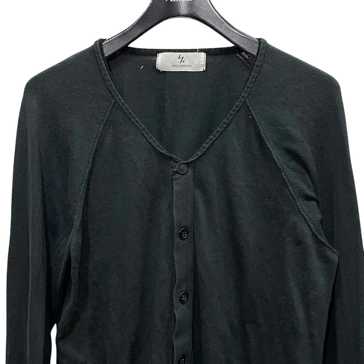 Yohji Yamamoto Cotton Raglan Knit Cardigan Size US L / EU 52-54 / 3 - 3 Thumbnail