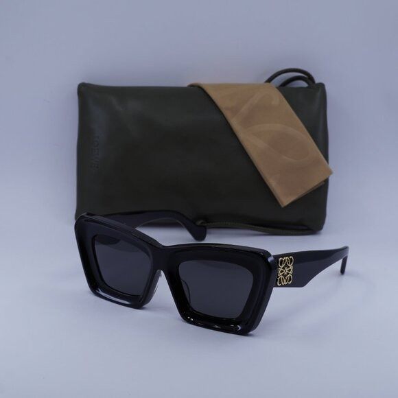 Loewe Loewe LW40114F 53A Sunglasses Blonde Havana Cat Eye  display picture 2