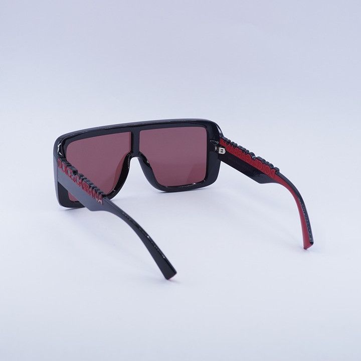 Dolce & Gabbana Dolce & Gabbana DG6204 501/75 Sunglasses Shiny Black Shield Size ONE SIZE - 3 Thumbnail