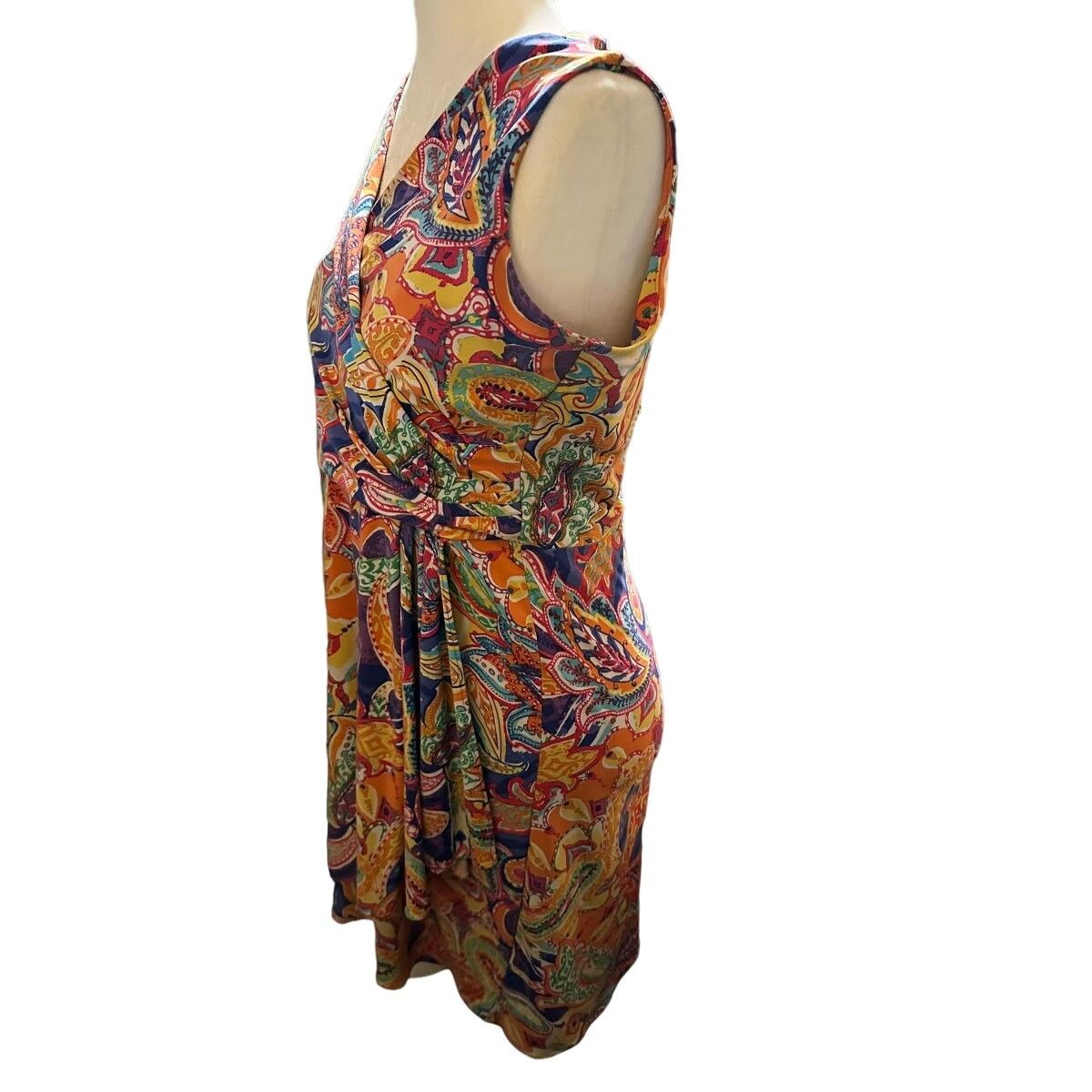 Lauren Ralph Lauren Lauren Ralph Lauren Faux Wrap Paisley Dress Size Medium Size M / US 6-8 / IT 42-44 - 4 Thumbnail