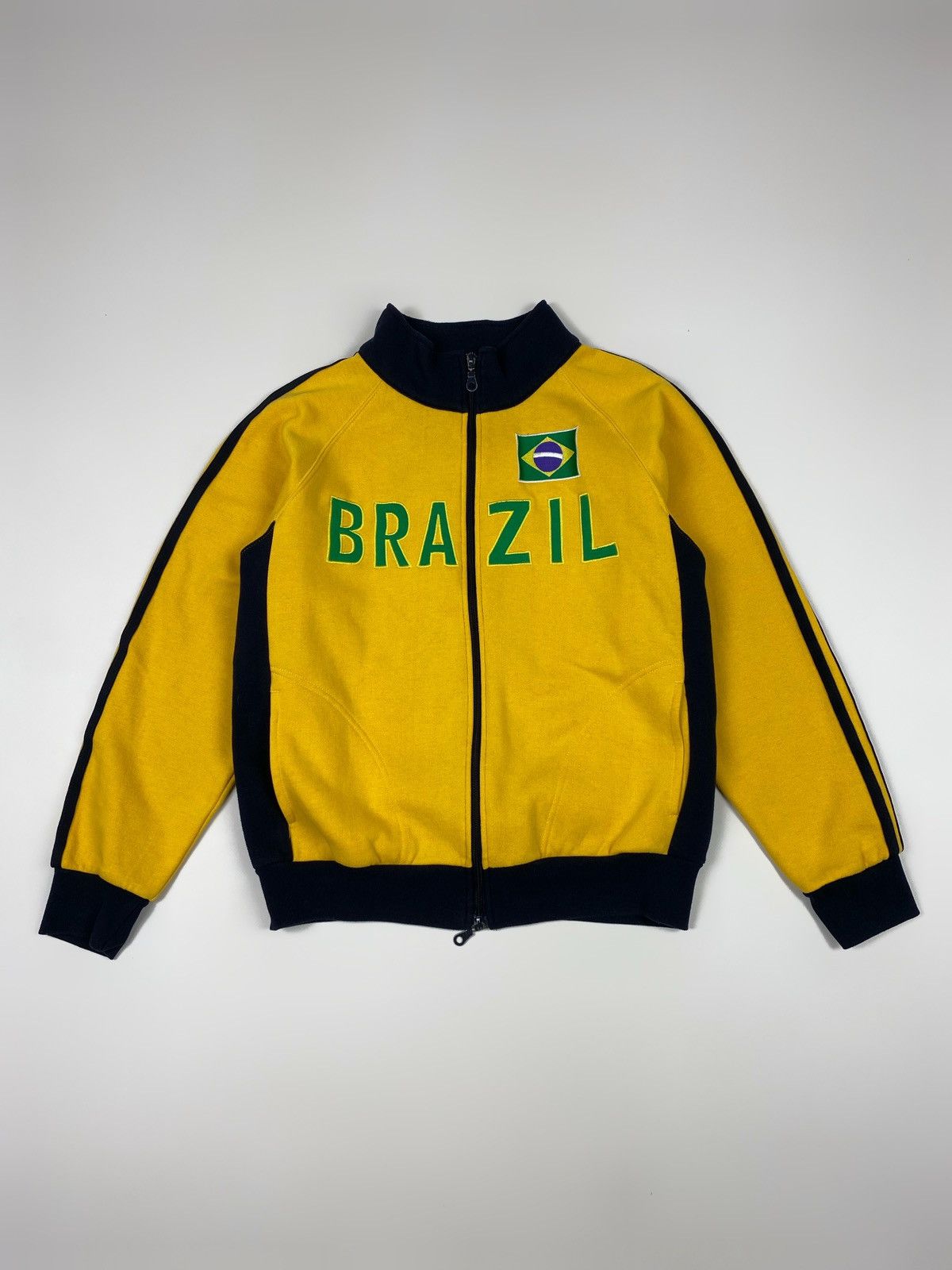 Vintage Y2K Vintage Kalciomania Brazil Team Track Top Size US M / EU 48-50 / 2 - 1 Thumbnail
