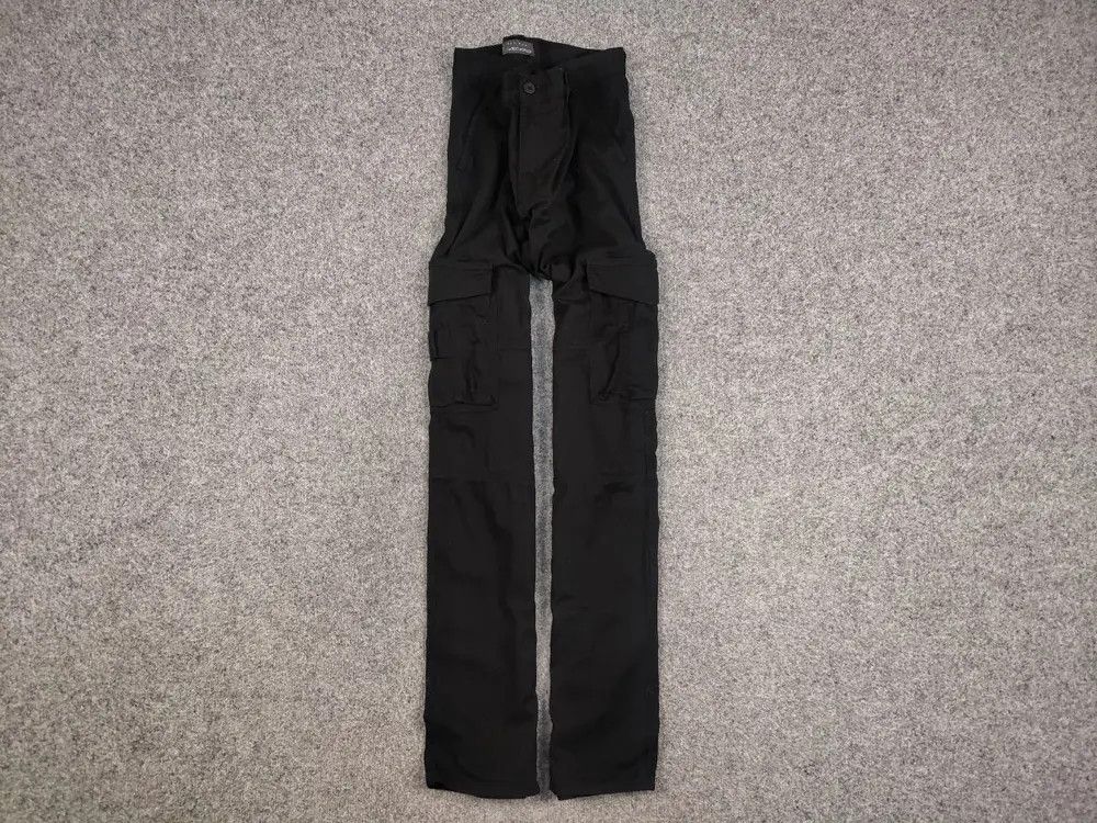 Japanese Brand Vintage 90's Japanese design black multi pocket Cargo Pants Size US 34 / EU 50 - 1 Thumbnail