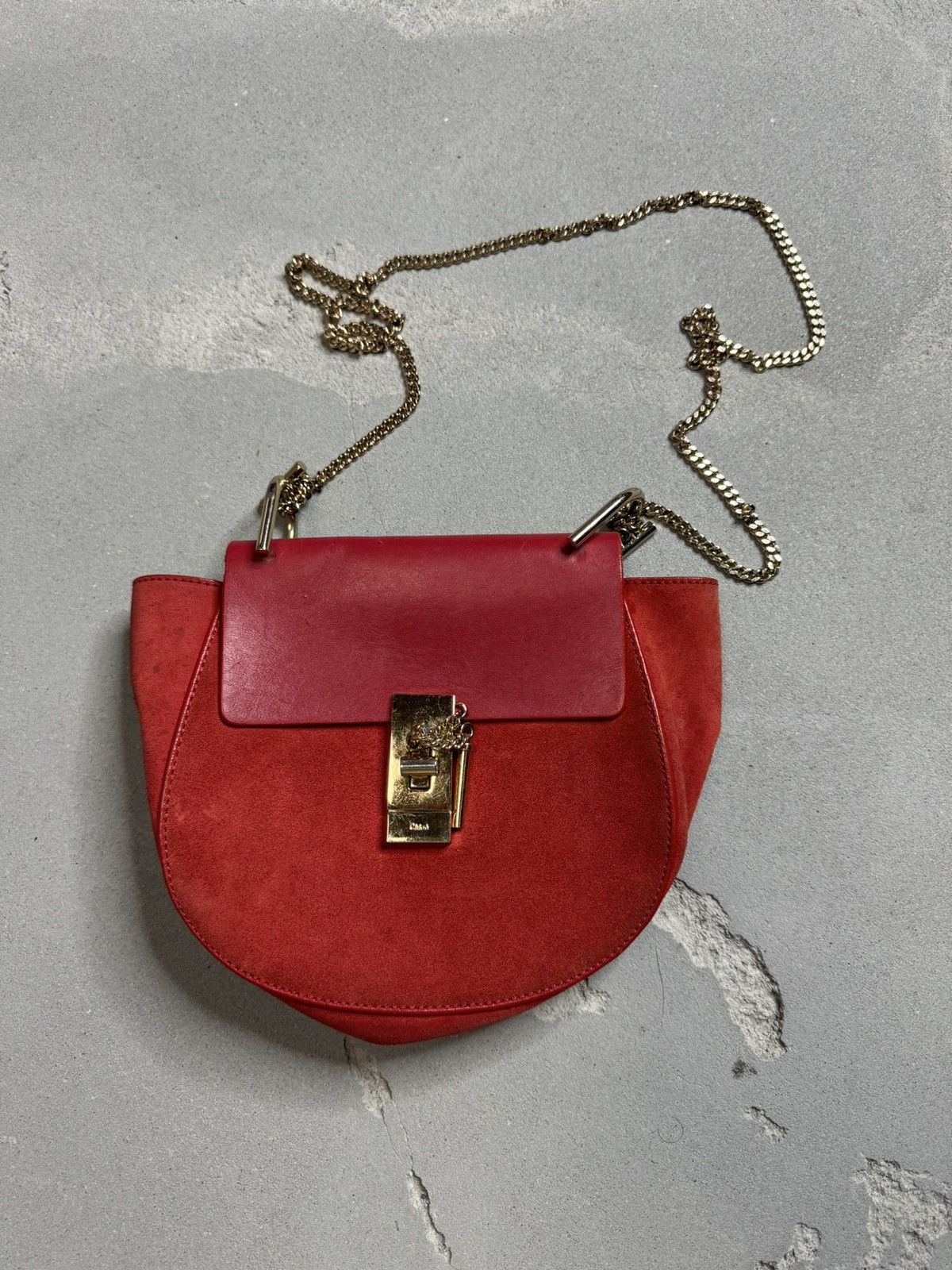 Chloe Leather and Suede Drew Bag Size ONE SIZE - 1 Thumbnail