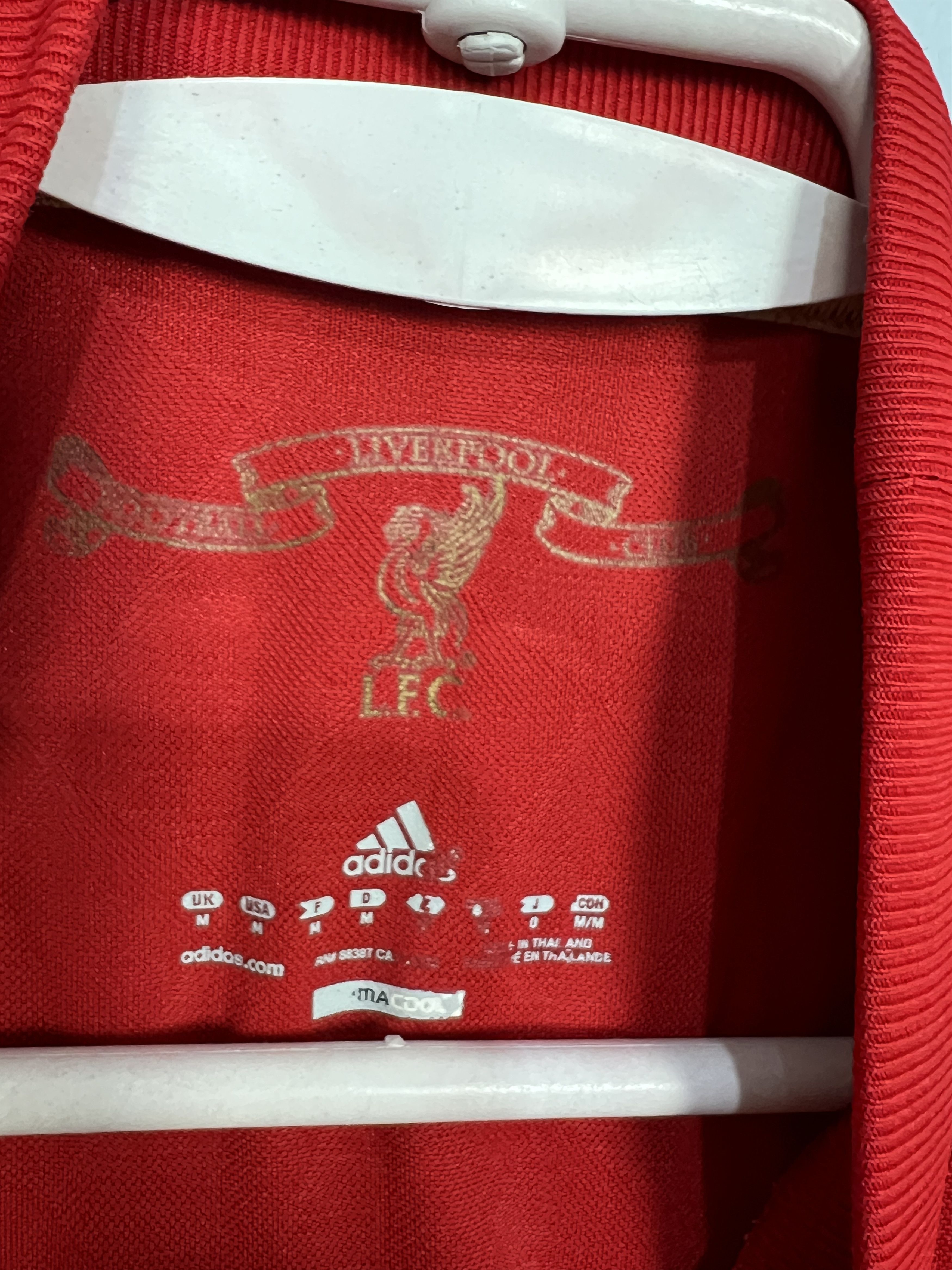 Adidas Liverpool Home football shirt Soccer #18 Kuyt Jersey Trikot Size US M / EU 48-50 / 2 - 8 Thumbnail