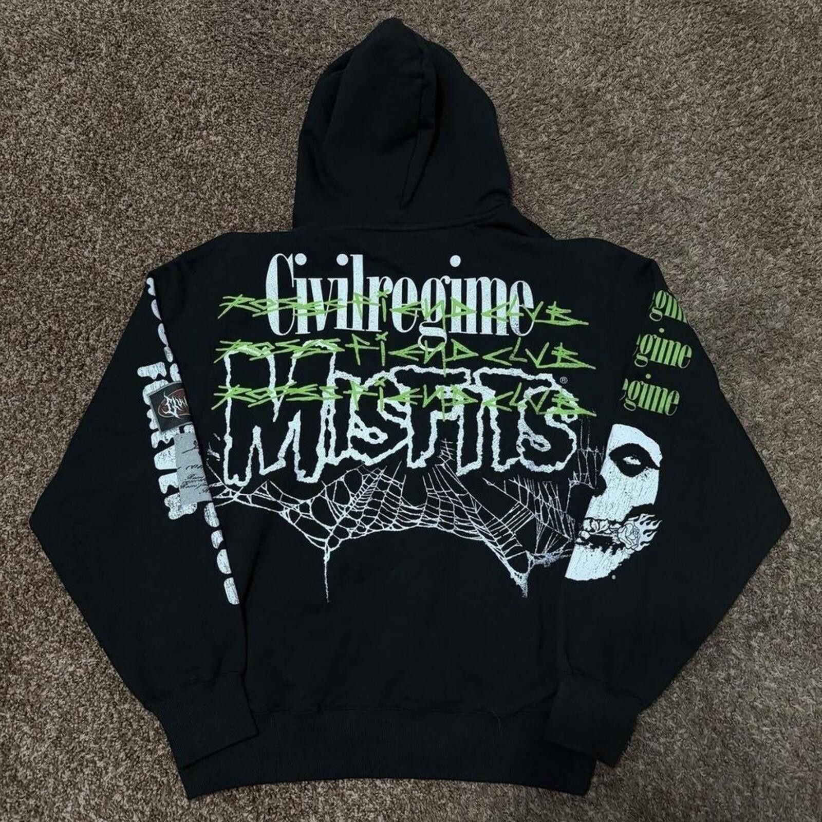 Civil Regime Civil Regime x Misfits Beware Regime Graphic Hoodie Black L Size US L / EU 52-54 / 3 - 2 Thumbnail
