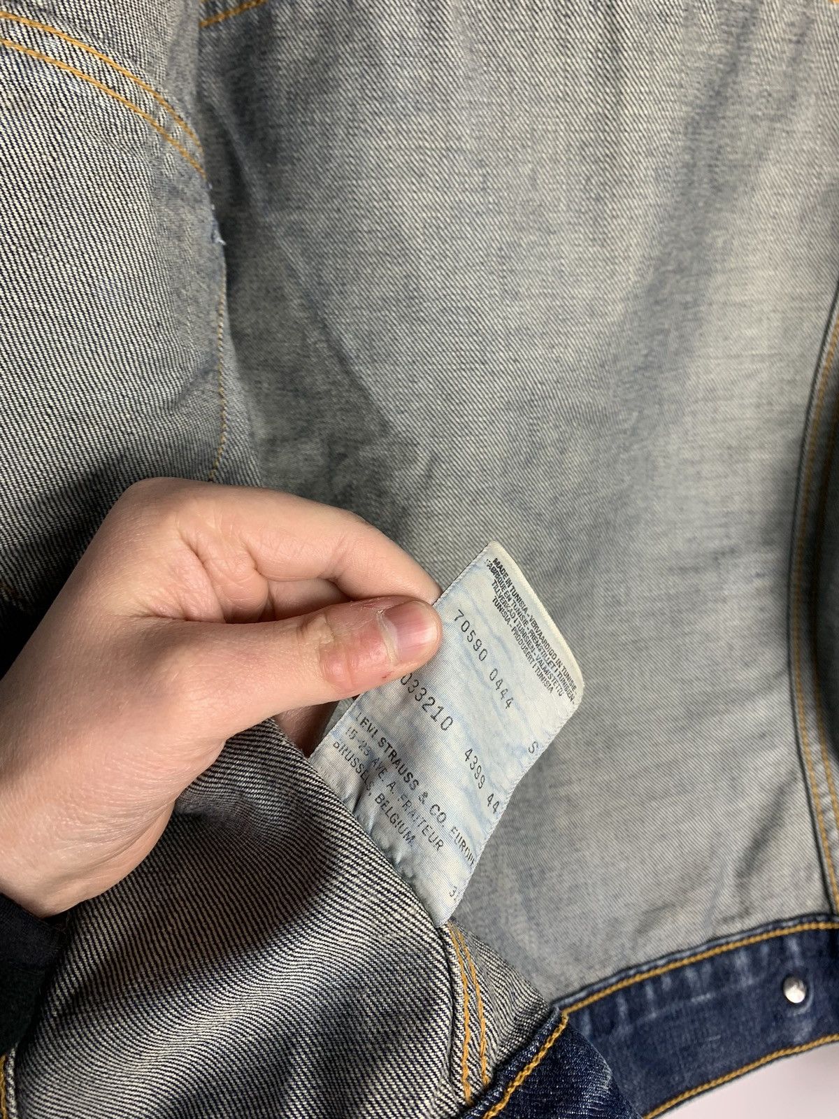 Levi's Vintage Levi’s For Girls Denim Trucker Jacket Size S Blue Size S / US 4 / IT 40 - 11 Thumbnail