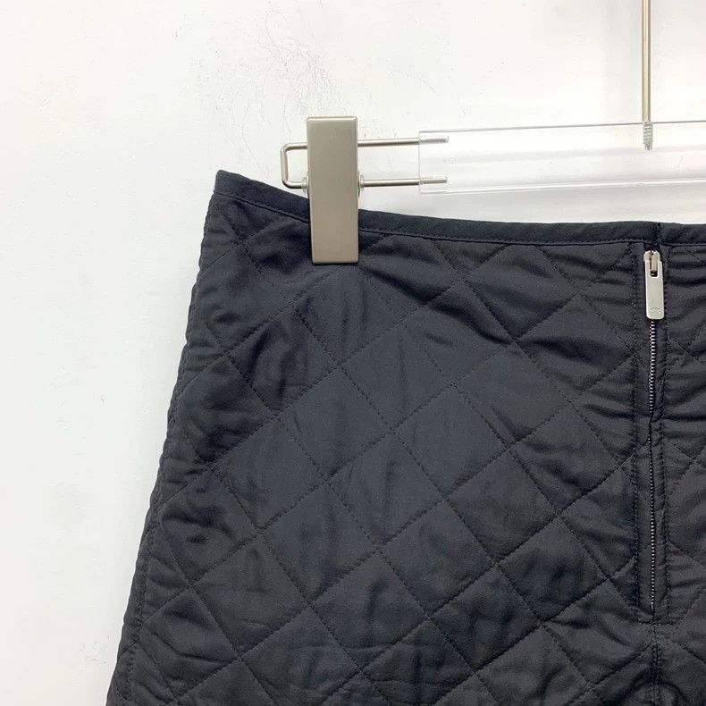 Dior Dior Black diamond plaid bee embroidery mulberry silk casua Size 24" / US 00 / IT 34 - 3 Thumbnail