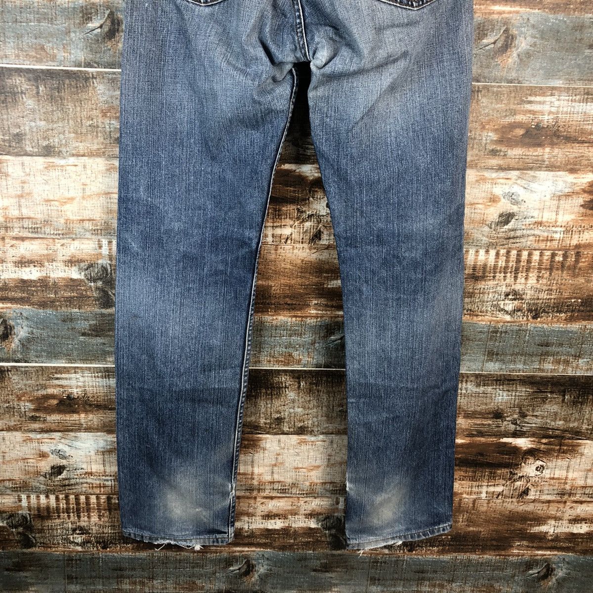 Levi's DL Levis 505 Blue vintage Denim Pants #C198 Size US 33 - 15 Thumbnail