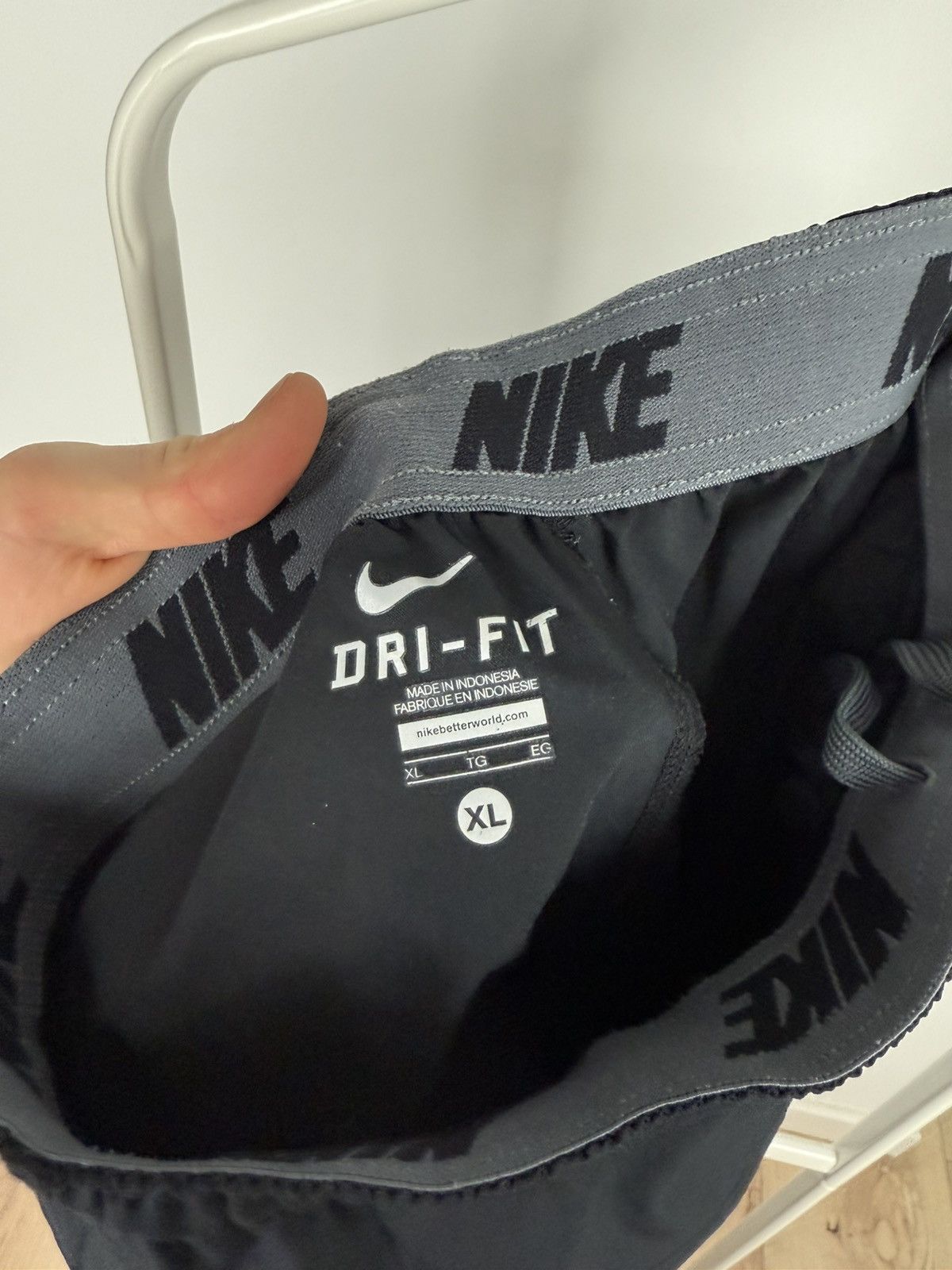 Nike × Vintage Vintage Y2K Nike Nylon Drill Track Pants Size US 36 / EU 52 - 14 Thumbnail