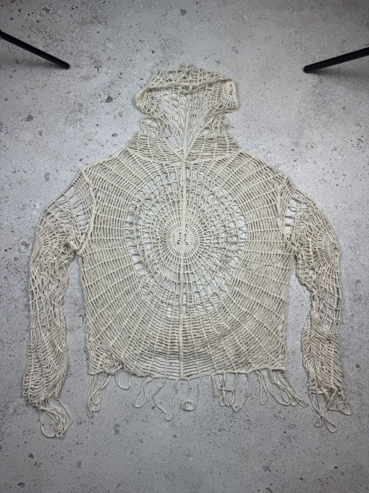 Japanese Brand Japanese Mesh Spider Undercover Style Knit Sweater Archive Size US L / EU 52-54 / 3 - 1 Thumbnail