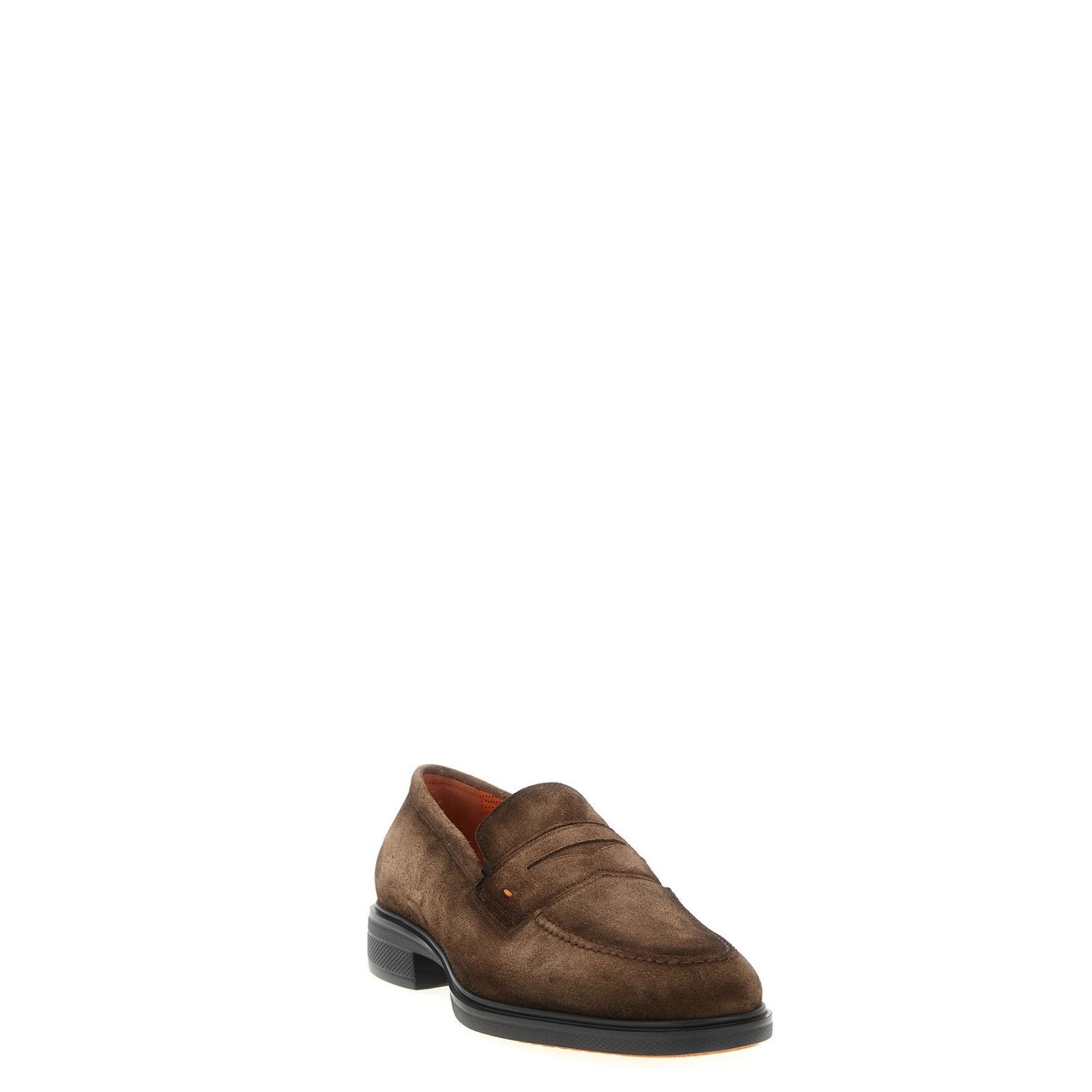 Santoni SANTONI Easy Brown Suede Loafers New & Authentic (Men's size Size US 9 / EU 42 - 2 Thumbnail
