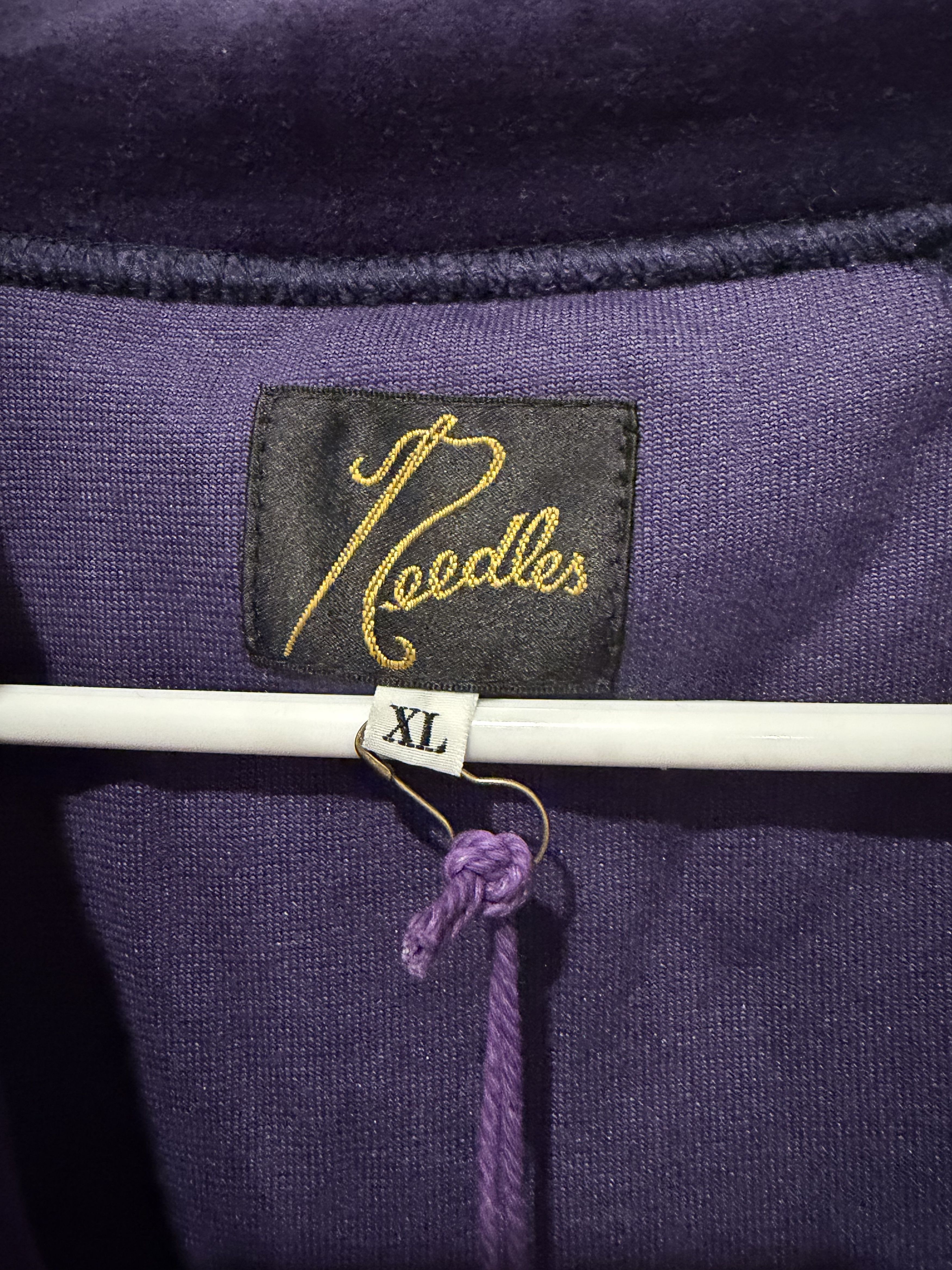 Needles Needles Velour Track Jacket - Navy Size US XL / EU 56 / 4 - 4 Thumbnail