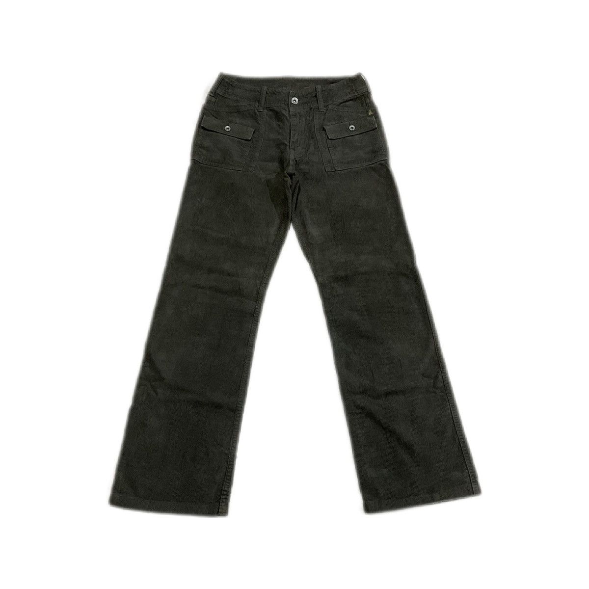 45rpm × Hysteric Glamour × Japanese Brand 🔥Sick Y2K 45 Rpm Flared Corduroy Pants Size US 27 - 1 Thumbnail