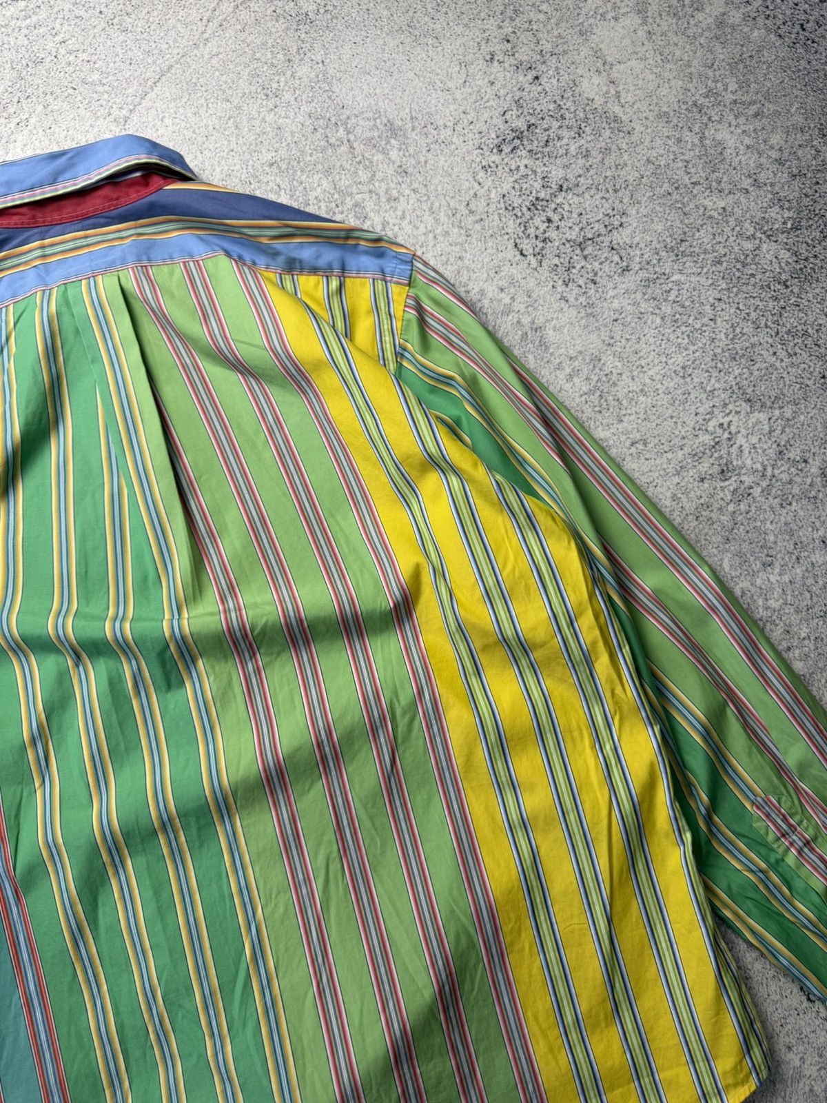 Polo Ralph Lauren Vintage RALPH LAUREN Multicolour Striped long Sleeved Shirt Size US XL / EU 56 / 4 - 24 Thumbnail