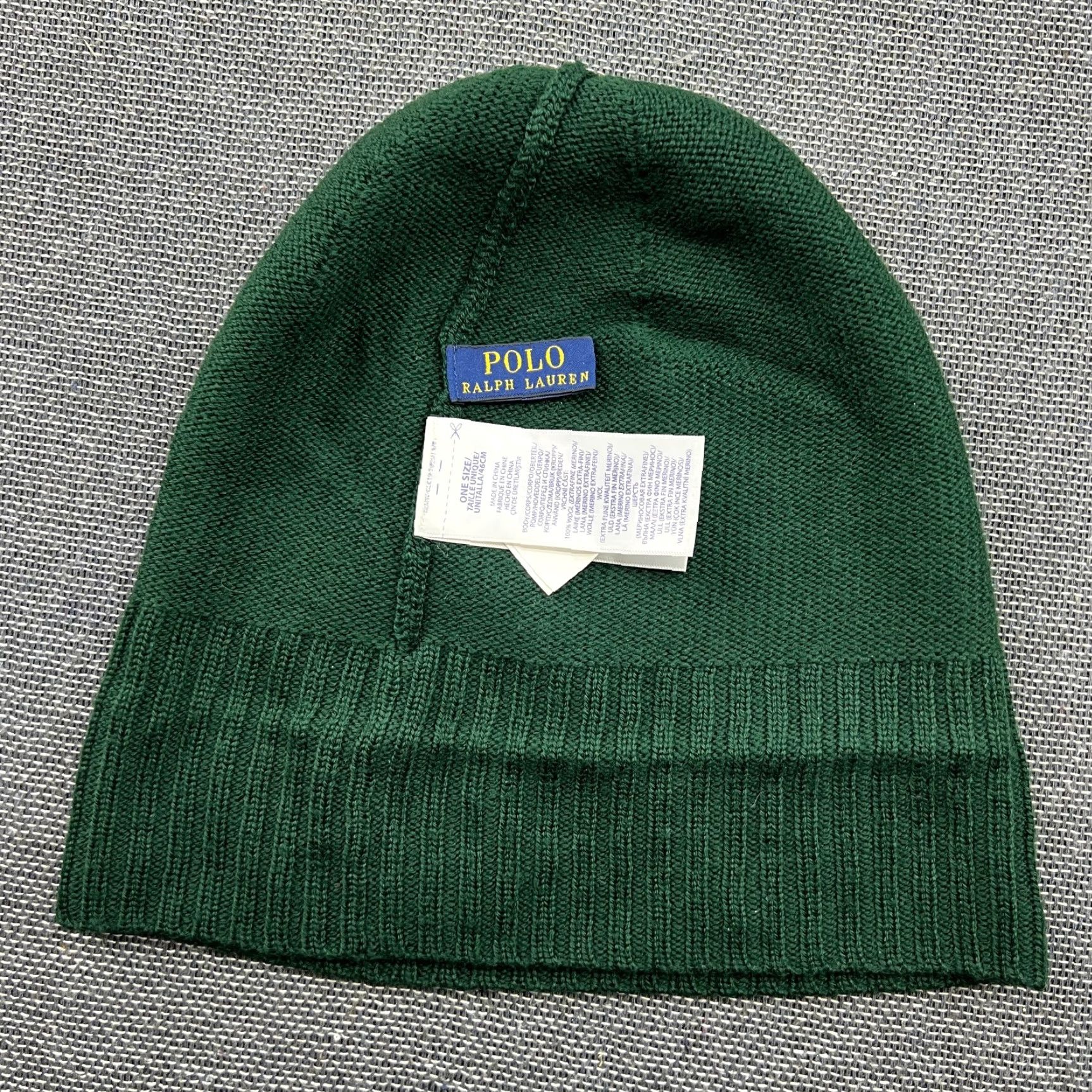 Polo Ralph Lauren Polo Ralph Lauren Beanie Hats Unisex Adults One Size 100% Merino Wool Ribbed Cuffed Pony Green Band Polo Ralph Lauren Beanie Hat Size US M / EU 48-50 / 2 - 4 Thumbnail