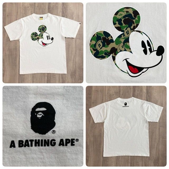 Bape 2016 BAPE × Disney Mickey Mouse T-shirt ABC CAMO APE Size US M / EU 48-50 / 2 - 1 Thumbnail