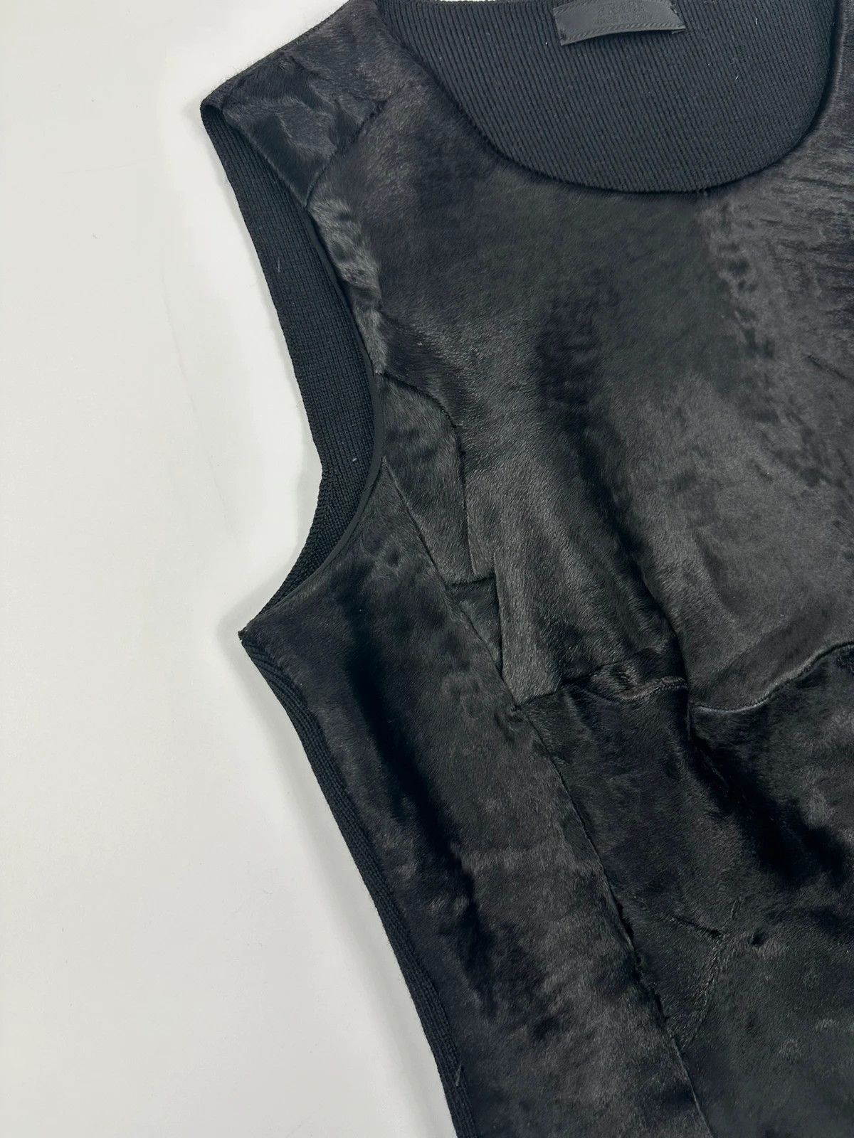 Prada Prada FW1999 Black Wool Fur Tank Top Size M / US 6-8 / IT 42-44 - 8 Thumbnail