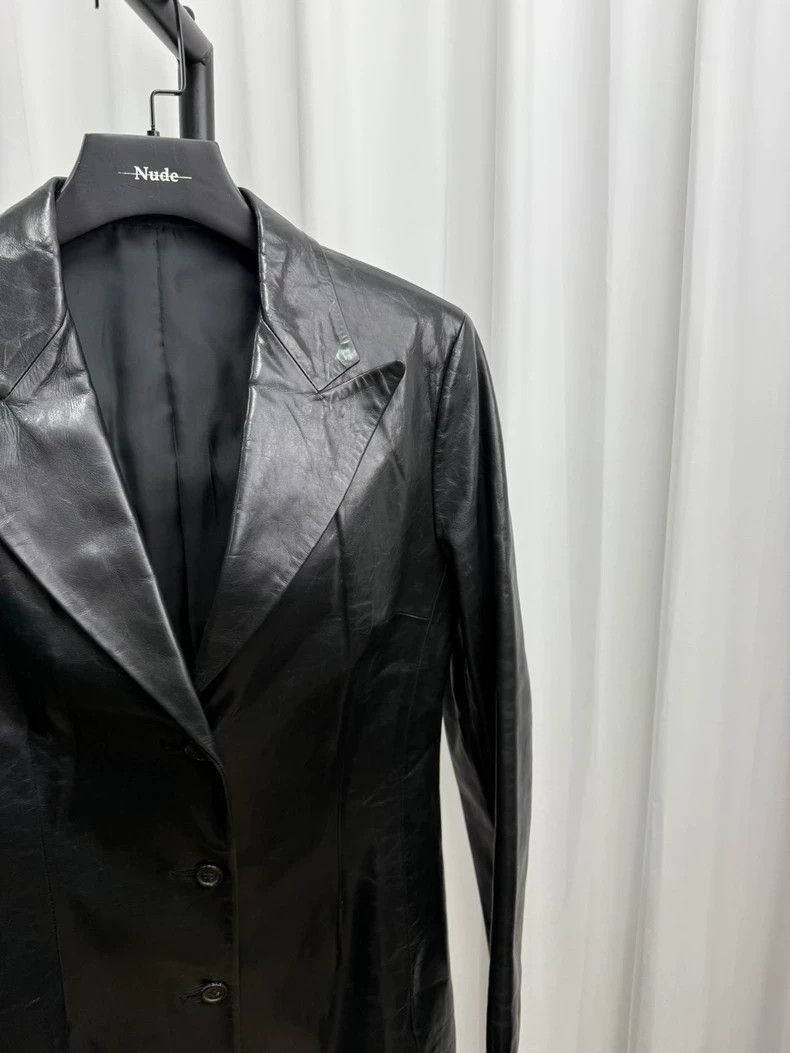 Yohji Yamamoto yohji yamamoto size os Leather jacket 2504-Nextarrow Size US M / EU 48-50 / 2 - 3 Thumbnail