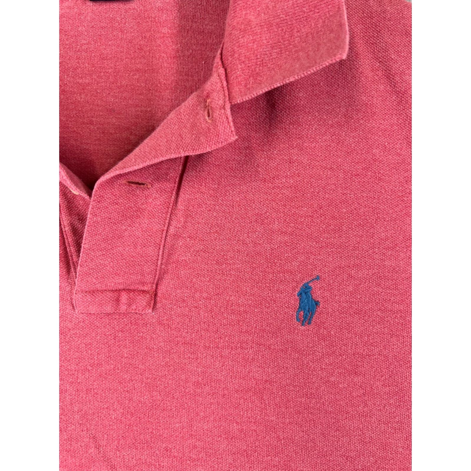 Ralph Lauren VINTAGE Ralph Lauren Polo Shirt Men Adult Large Red 100% Cotton Knit Golf Polo Shirt, Classic, Designer, Logo, Embroidered Size US L / EU 52-54 / 3 - 6 Thumbnail