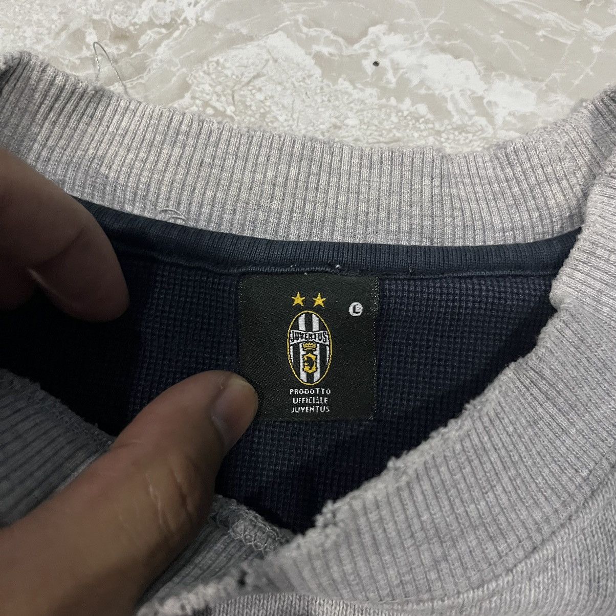 UEFA × Vintage Vintage Juventus Campioni d’Italia Grey Sweatshirt Size US L / EU 52-54 / 3 - 8 Thumbnail