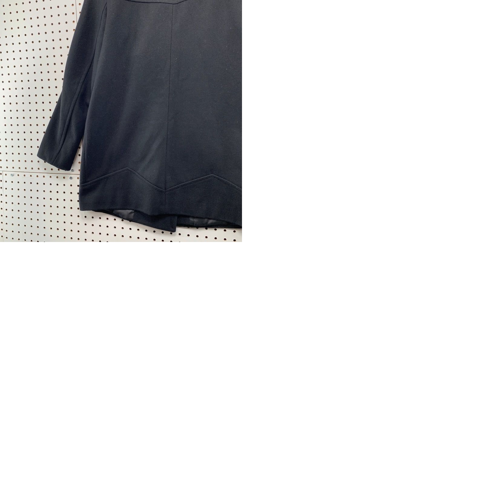Vintage VINTAGE Marc New York Wool Coat Womens 8 Black Double Breasted Peacoat Business Coat Size M / US 6-8 / IT 42-44 - 10 Thumbnail
