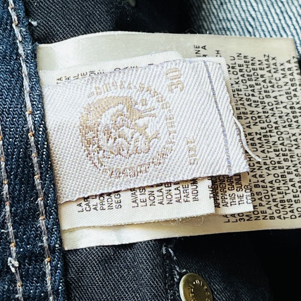 Diesel Distressed Pocket DIESEL Larkee Regular Cut Hard Jeans Size US 30 / EU 46 - 20 Thumbnail