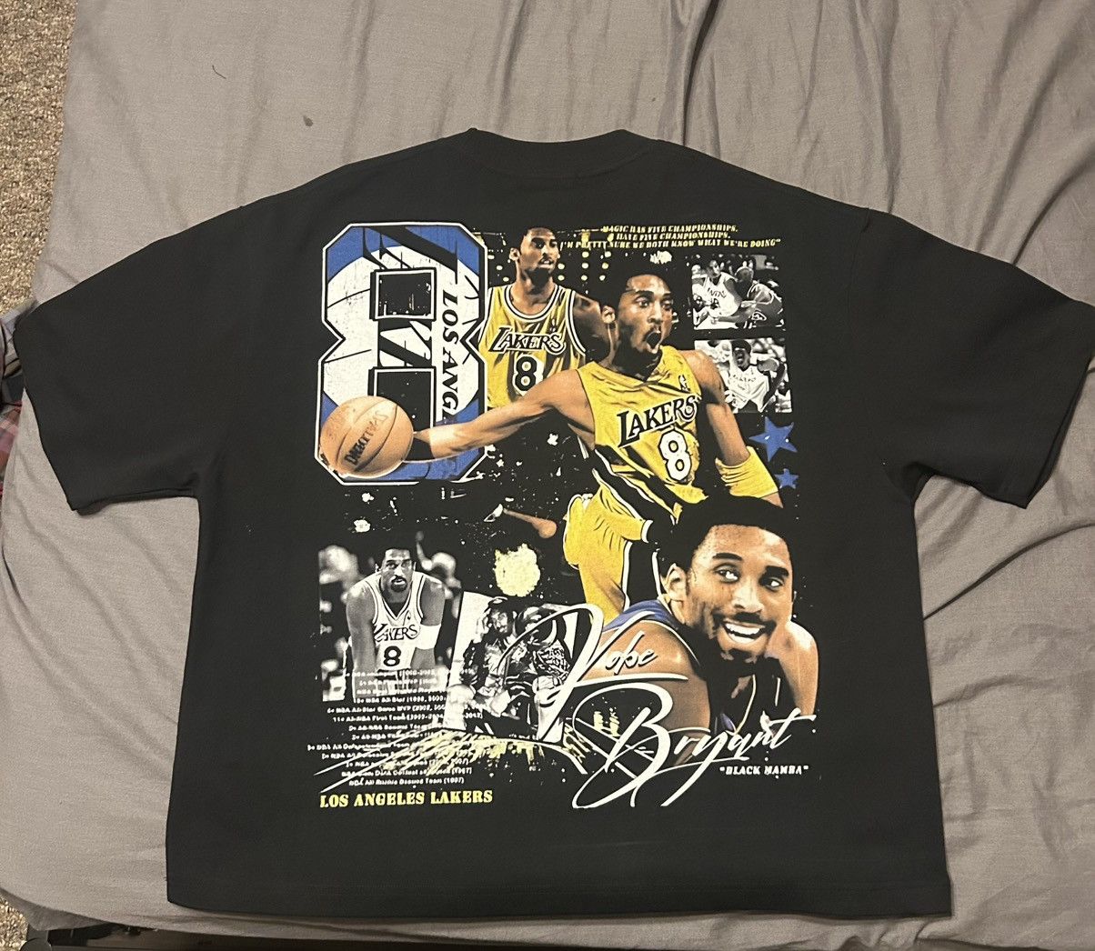 HYPEDEPT Black kobe graphic tee Size US M / EU 48-50 / 2 - 2 Thumbnail