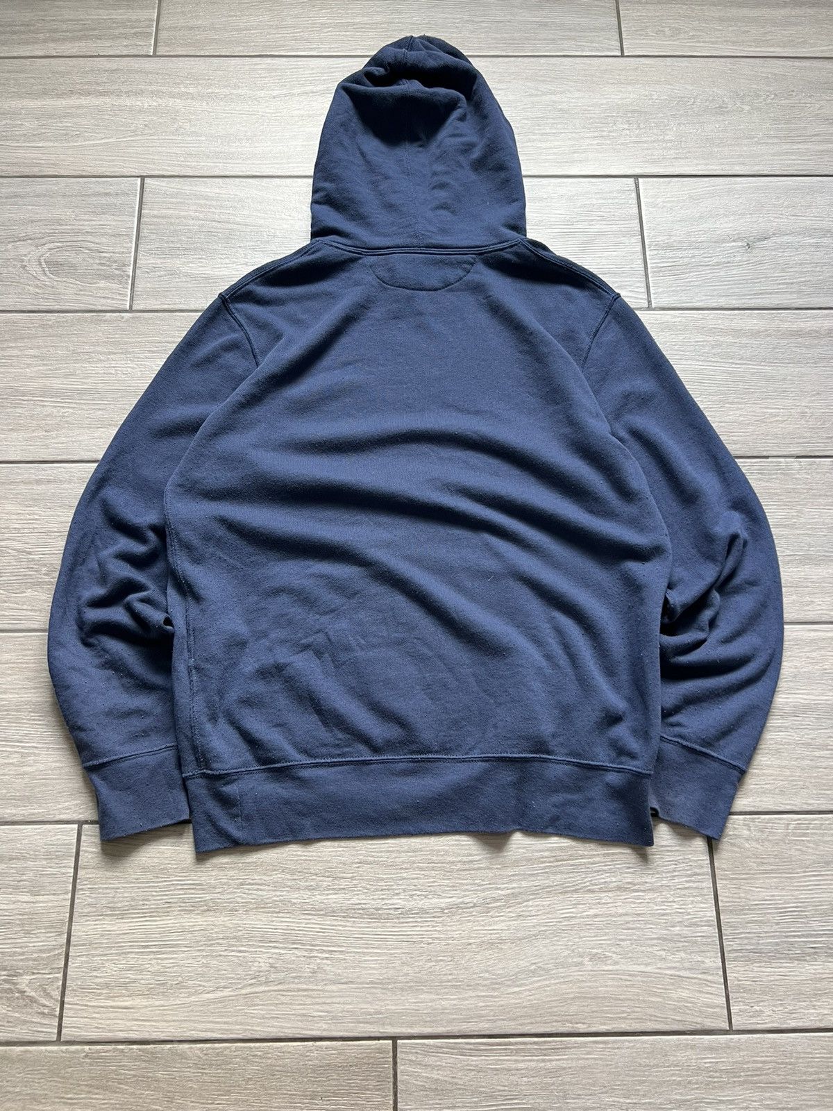 Vintage Polo Ralph Lauren Fleece Hoodie Blue Hooded M Size Size US M / EU 48-50 / 2 - 12 Thumbnail