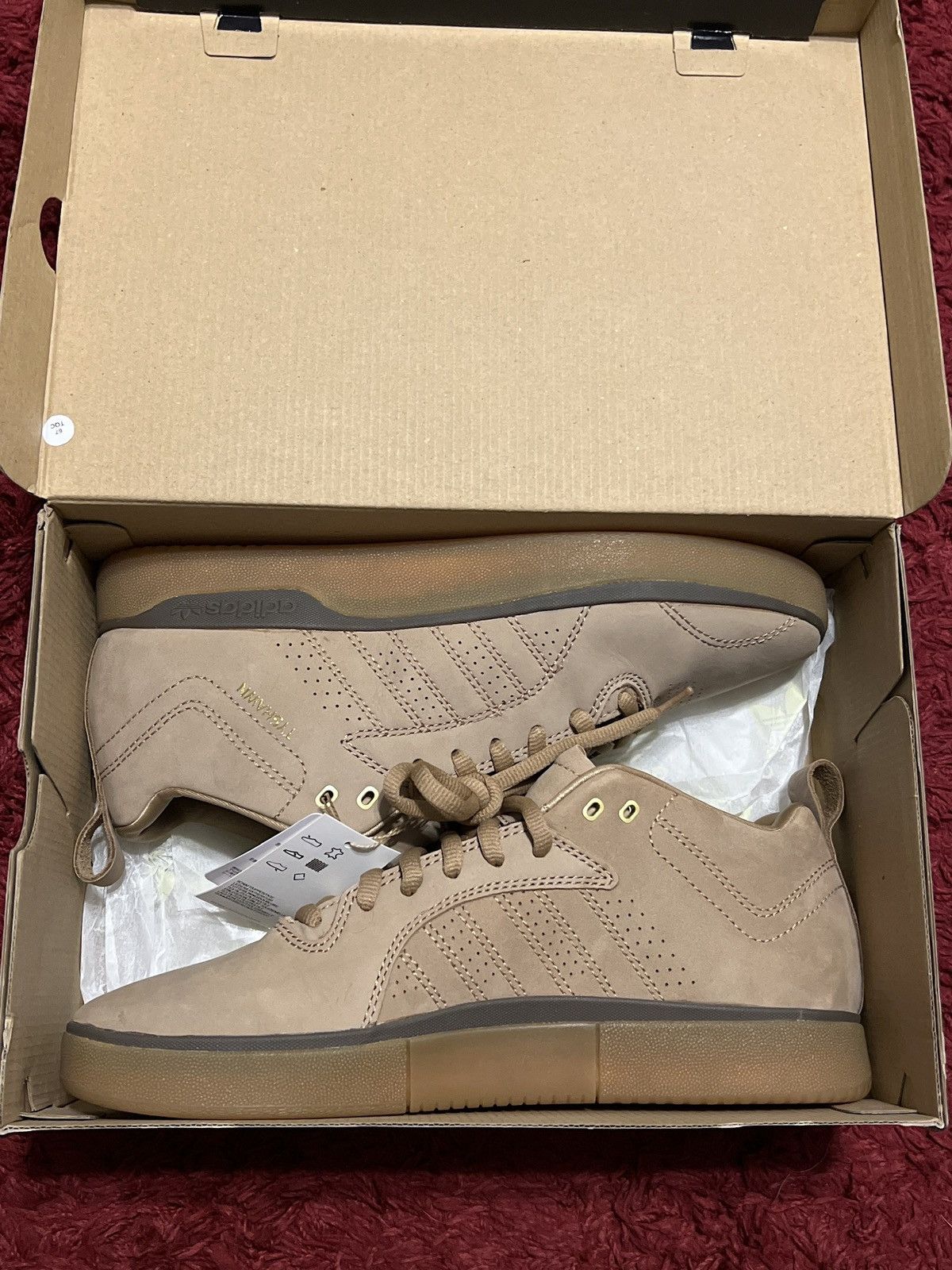 Adidas Adidas Tyshawn Jones ‘Cardboard’/‘Wheat’ Size US 11.5 / EU 44-45 - 1 Thumbnail