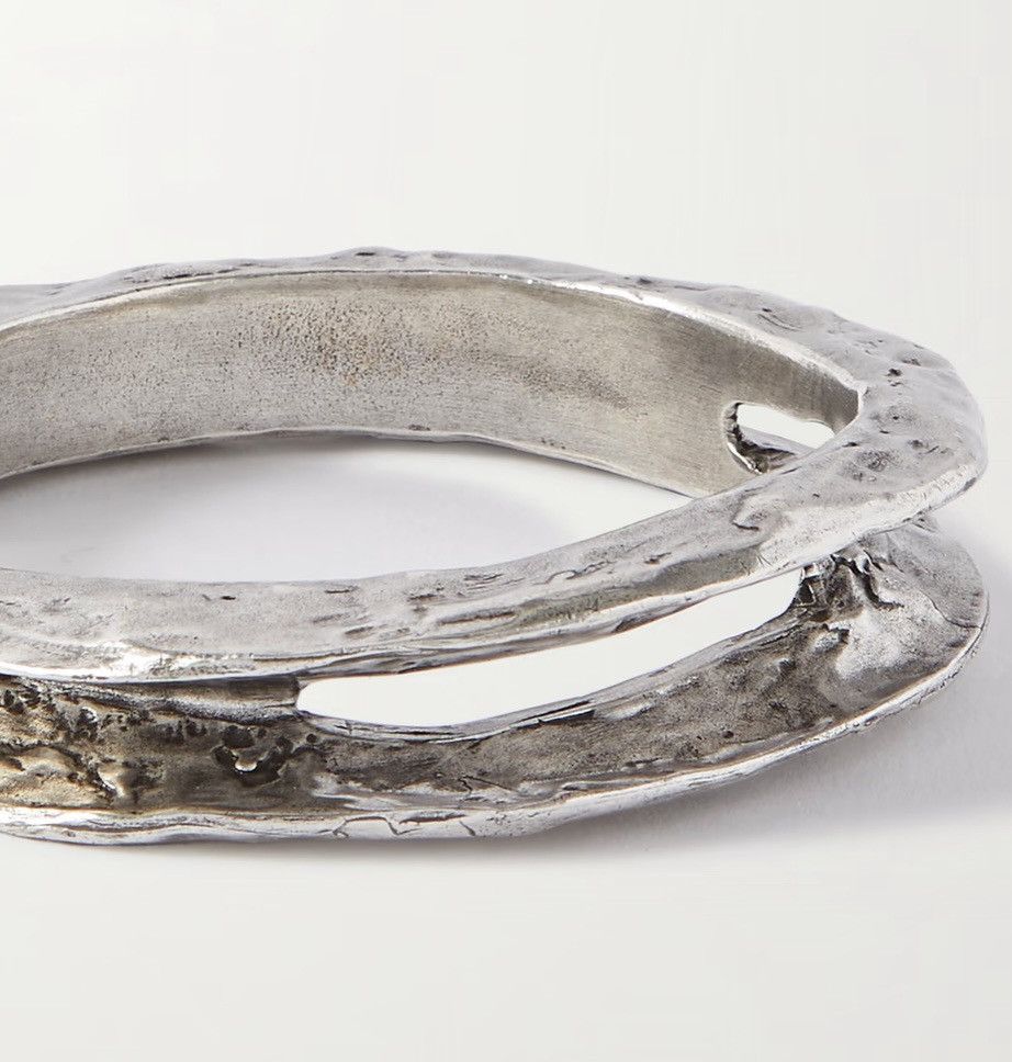Saint Laurent Paris Saint Laurent Hammered Bangle NIB retail $1195 Size ONE SIZE - 8 Thumbnail