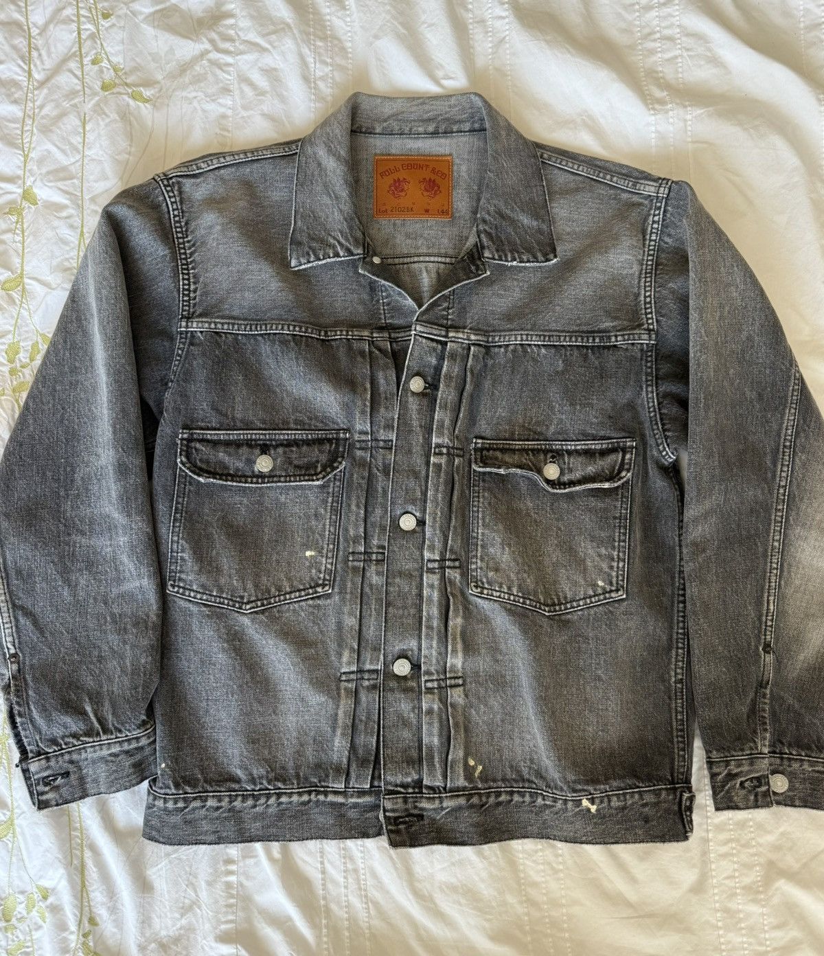 Full Count & Co. Fullcount Type 2 Black Dartford Wash Size US XL / EU 56 / 4 - 1 Thumbnail