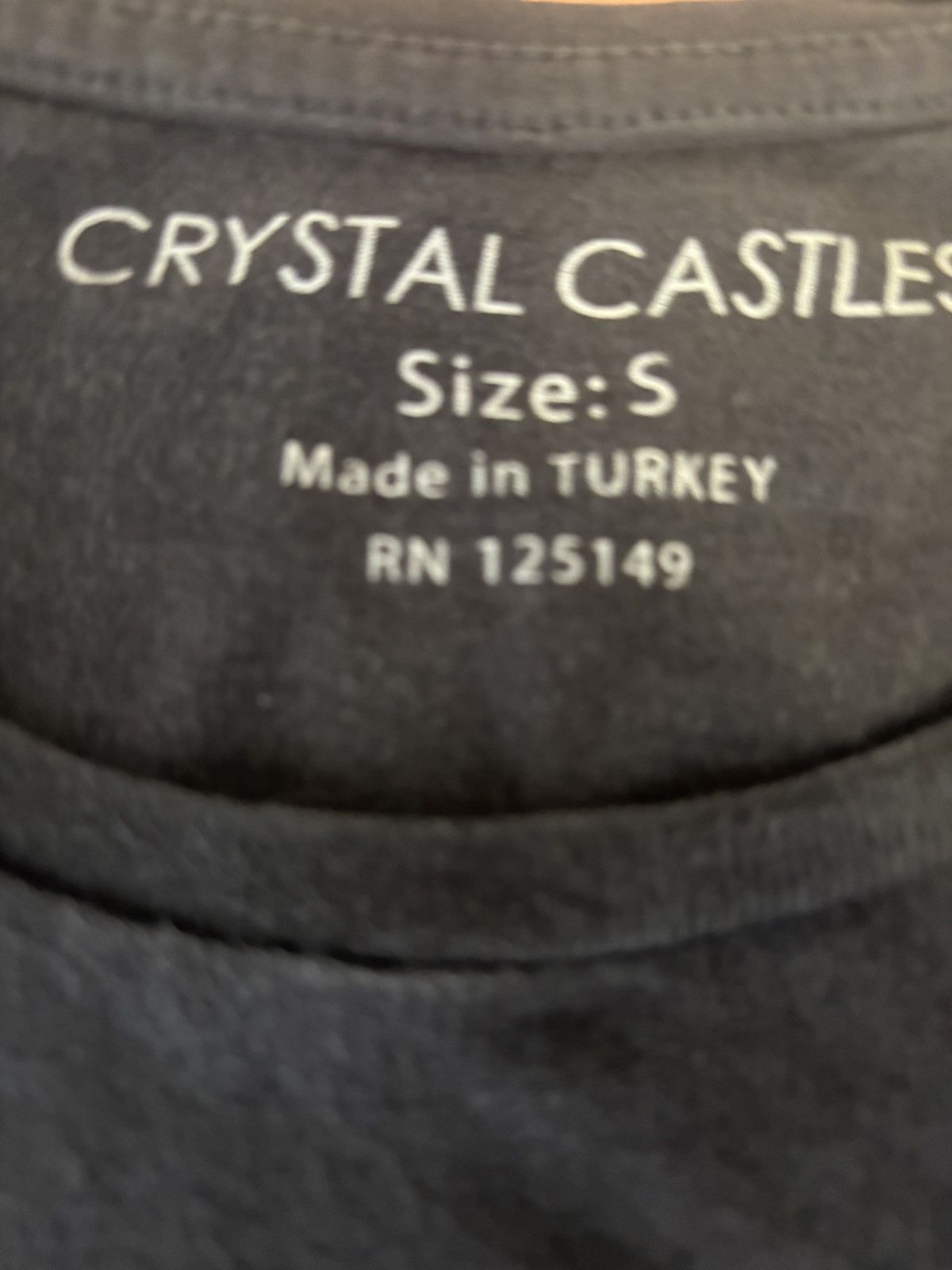 Vintage Crystal castles 2011 sad face shirt Size US S / EU 44-46 / 1 - 2 Thumbnail