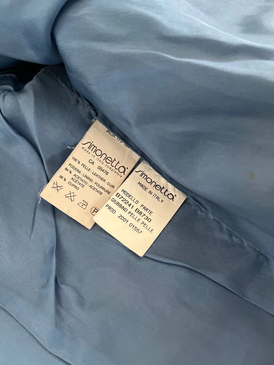 Roberto Cavalli × Vintage AW2001 Roberto Cavalli Blue Faded Biker Jacket Size S / US 4 / IT 40 - 3 Thumbnail