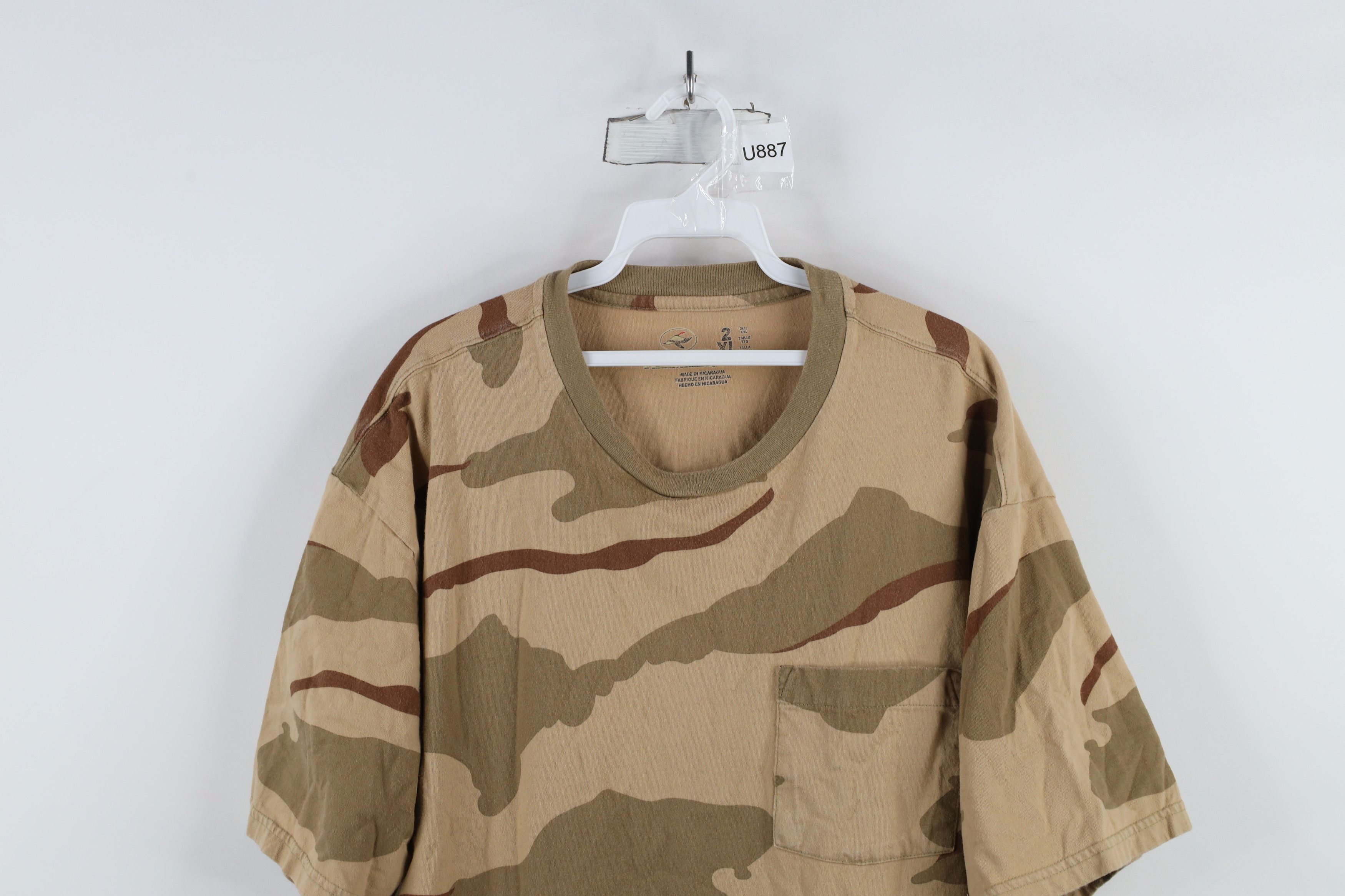 Vintage Vintage Y2K Streetwear Camouflage Short Sleeve T-Shirt Size US XXL / EU 58 / 5 - 2 Thumbnail