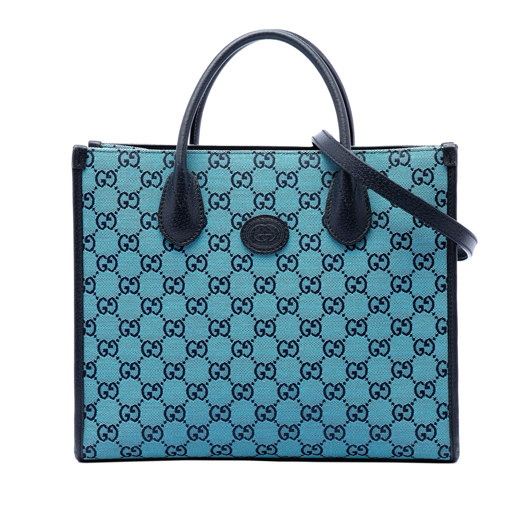 Gucci Small GG Canvas Interlocking G Tote Size ONE SIZE - 1 Thumbnail