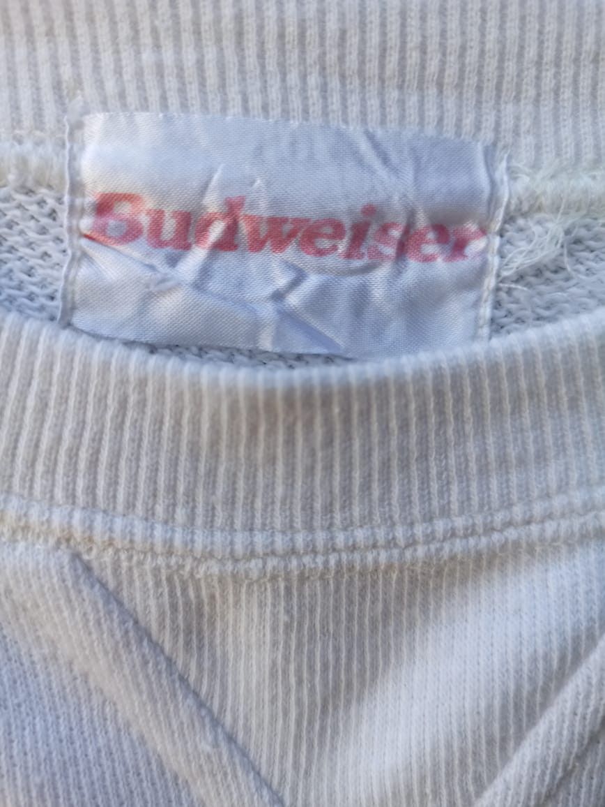 Budweiser × Vintage Vintage sweater BUDWEISER Size US L / EU 52-54 / 3 - 5 Thumbnail