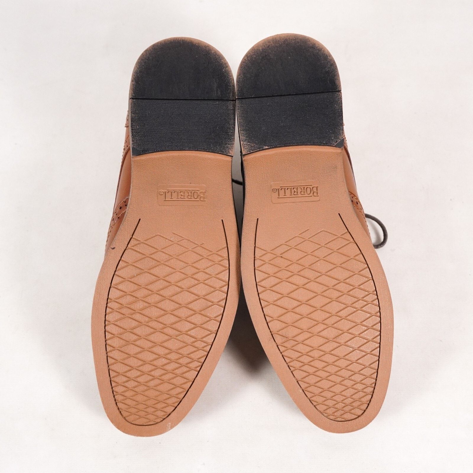 Other Borell Oxford Lace Up Dress Shoes Men Size 6M Brown Orange Size US 6 / EU 39 - 10 Thumbnail
