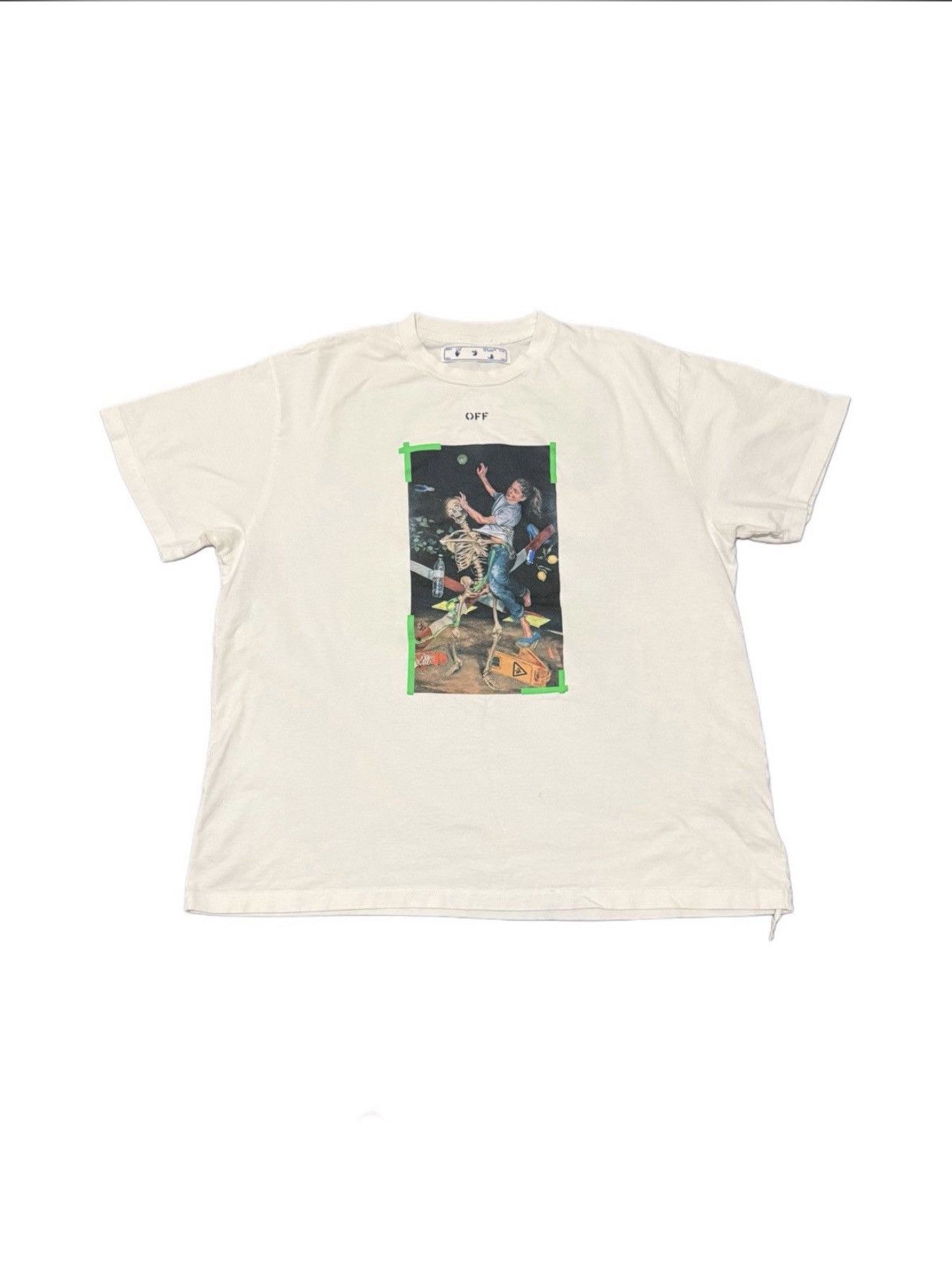 Off-White Pascal FOR EVER Painting T-Shirt Size US M / EU 48-50 / 2 - 1 Thumbnail