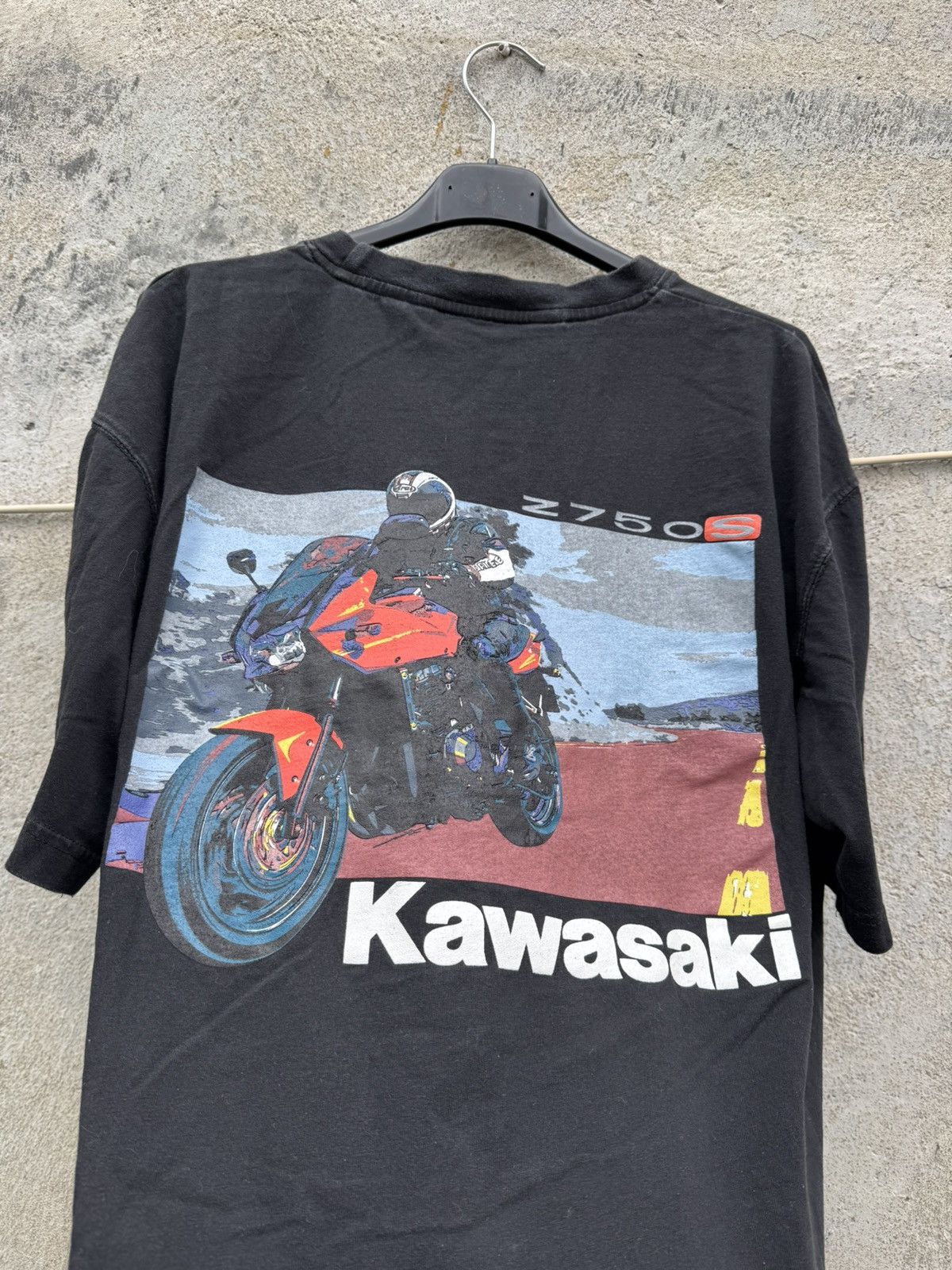 Other 00s Kawasaki Japanese Motorsport Tshirt y2k Racing Enduro Size US L / EU 52-54 / 3 - 8 Thumbnail