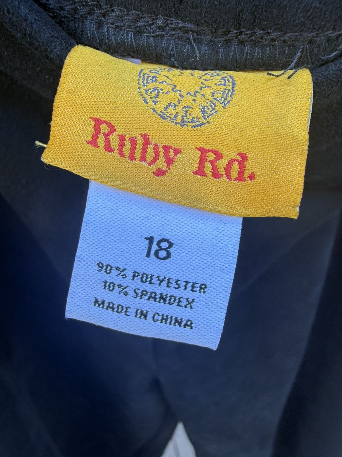 Other Ruby Rd. Wild Side Pull On Stretch Pants Plus Size 18 Black Size 40" / US 18 - 4 Thumbnail