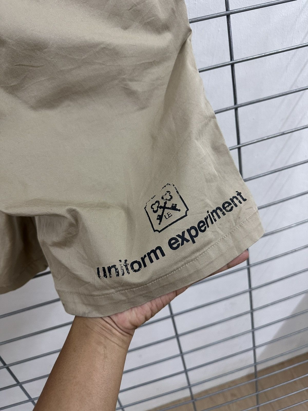 uniform experiment Rare And Beautiful Uniform Experiment Spell Out Shorts Size US 30 / EU 46 - 8 Thumbnail